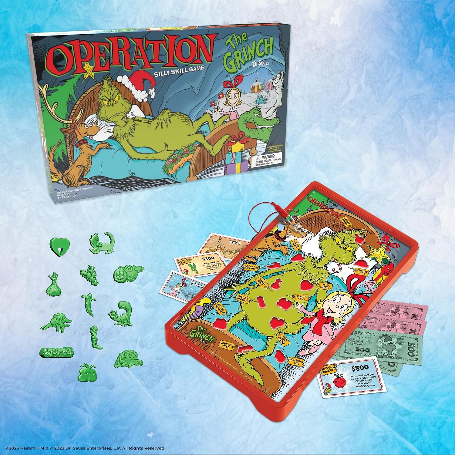 image:imageOperation The Grinch Board Game Classic Dr Seuss Art amp Custom Funatomy Parts