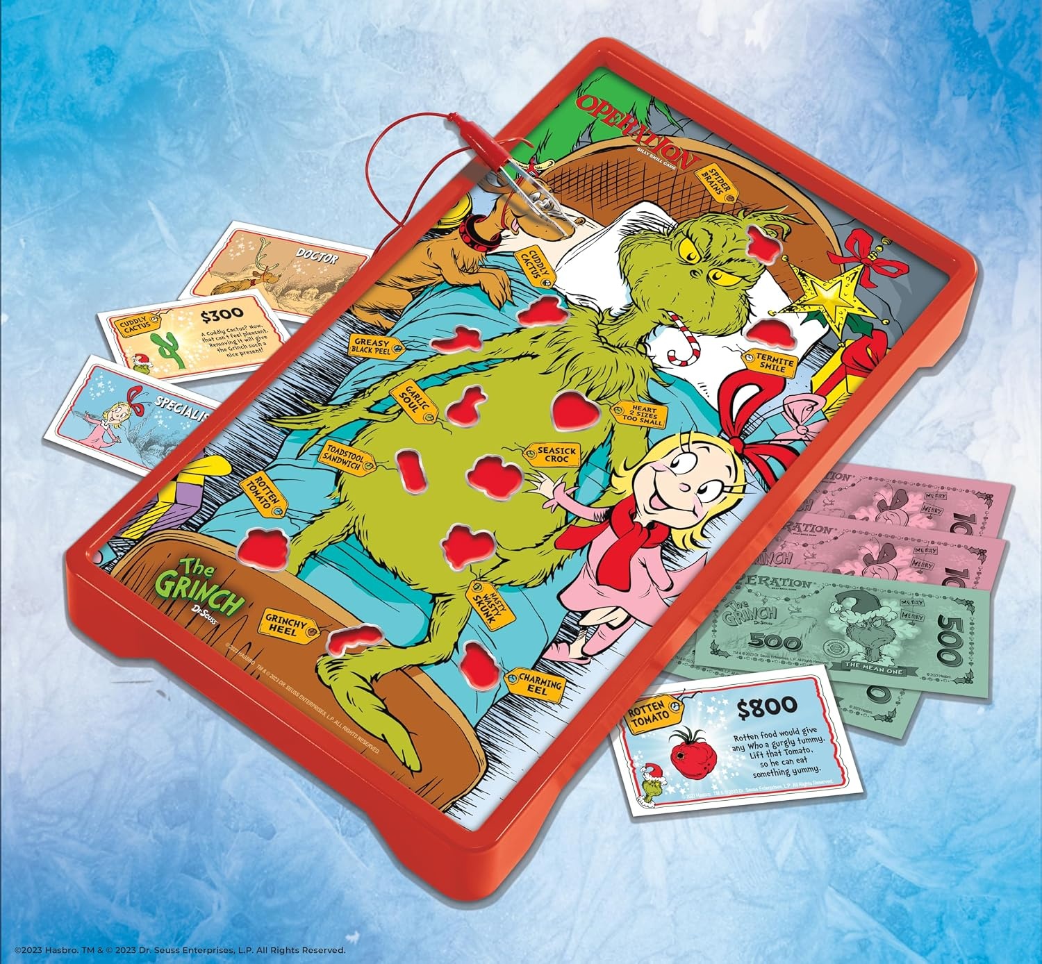 image:imageOperation The Grinch Board Game Classic Dr Seuss Art amp Custom Funatomy Parts
