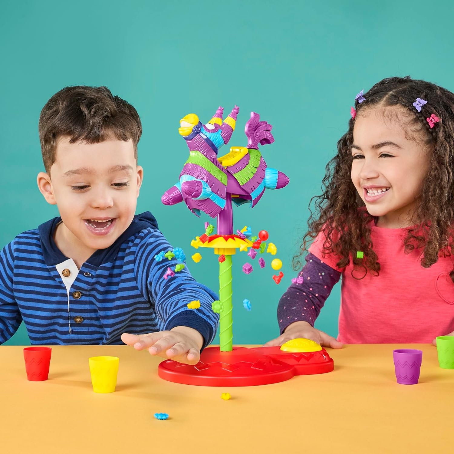 image:imagePop Pop Pinata Game Replayable Pinata Game with 30 Prizes Ages 4 and Up 2 to 4 Players 10 Mins Fun Board Games for Kids and Preschoolers Amazon Exclusive