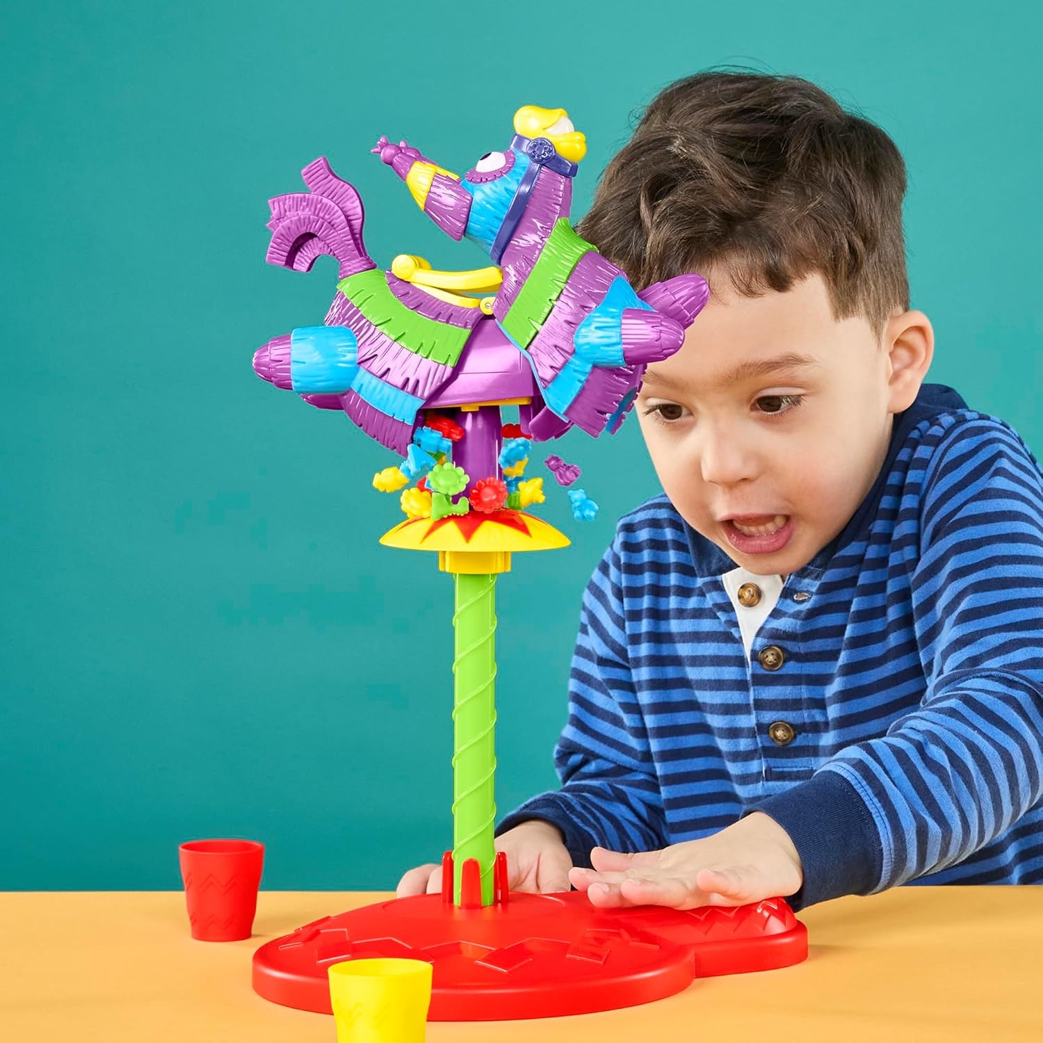image:imagePop Pop Pinata Game Replayable Pinata Game with 30 Prizes Ages 4 and Up 2 to 4 Players 10 Mins Fun Board Games for Kids and Preschoolers Amazon Exclusive