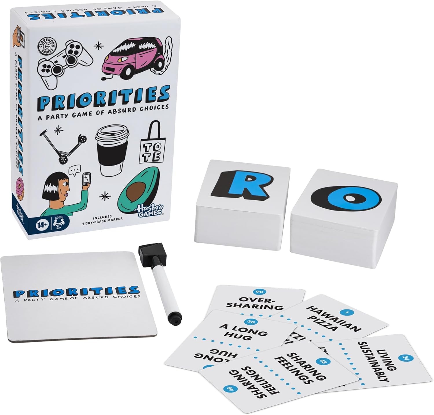 image:imagePriorities Game A Party Game of Absurd Choices Hilarious Card Games for Adults and Teens Ages 14 2 Players 30 Mins