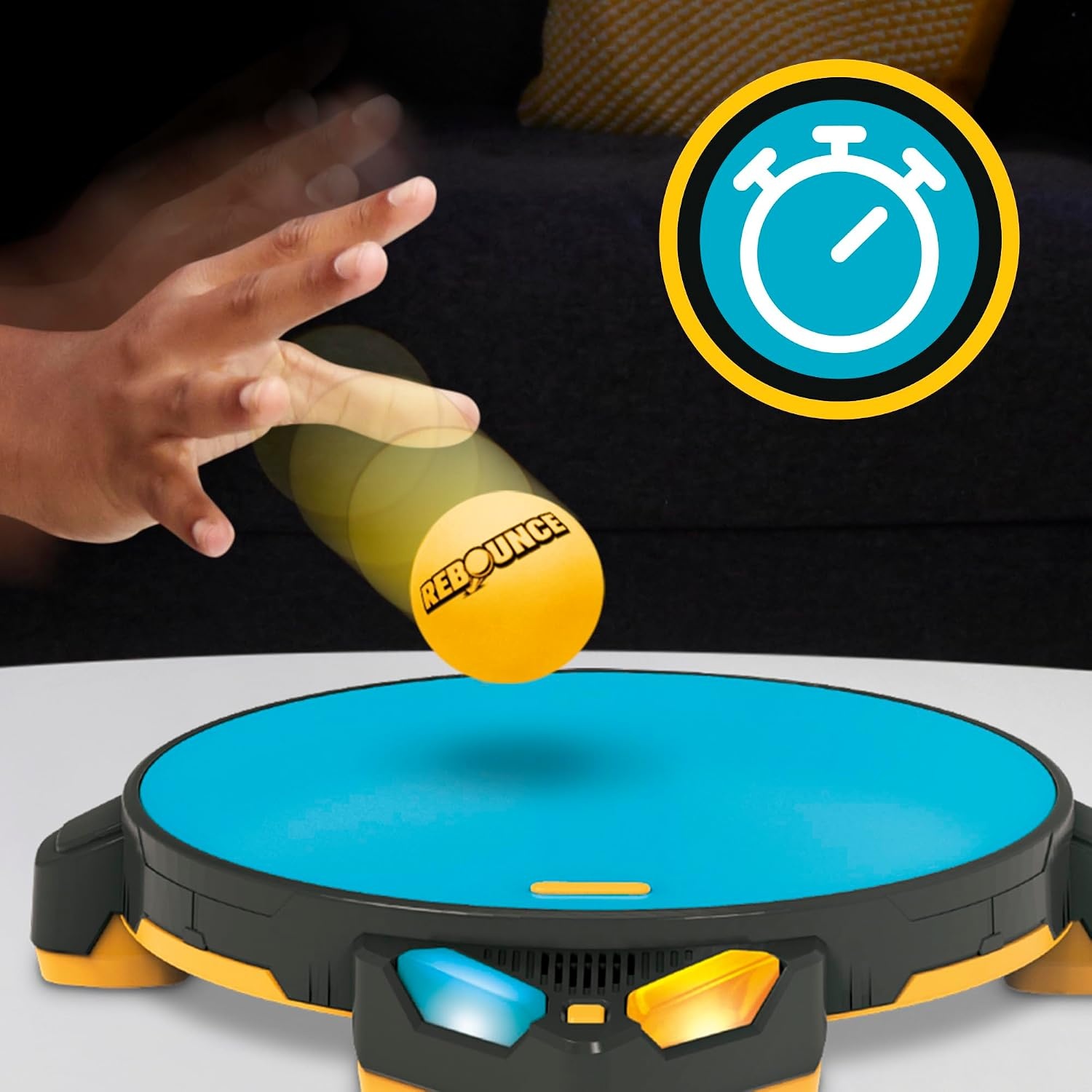 image:imageRebounce Game Indoor and Outdoor Electronic Action Game for Kids Teens and Adults Ages 8 2 to 6 Players 10 Mins Family Travel Games