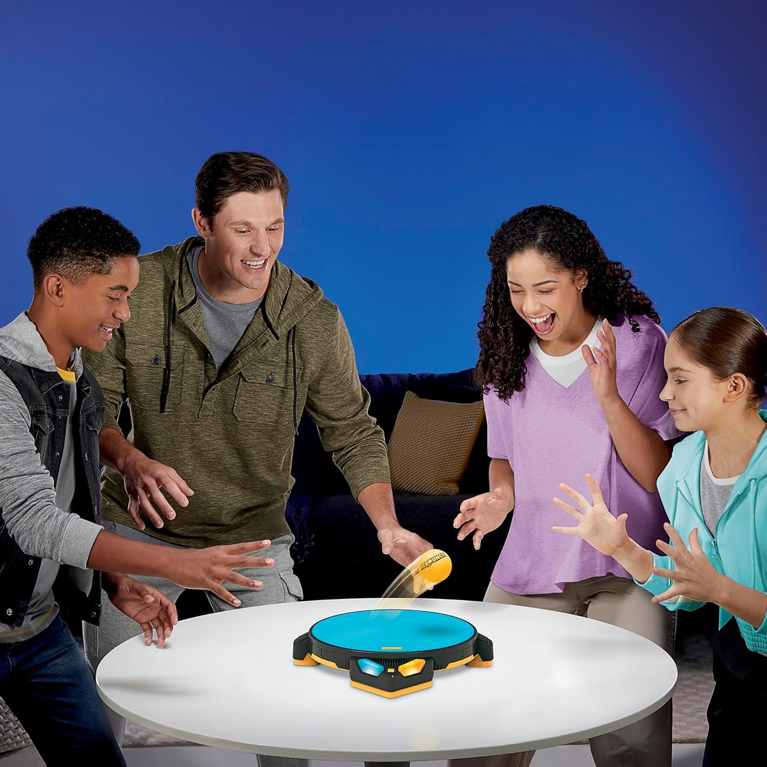 image:imageRebounce Game Indoor and Outdoor Electronic Action Game for Kids Teens and Adults Ages 8 2 to 6 Players 10 Mins Family Travel Games