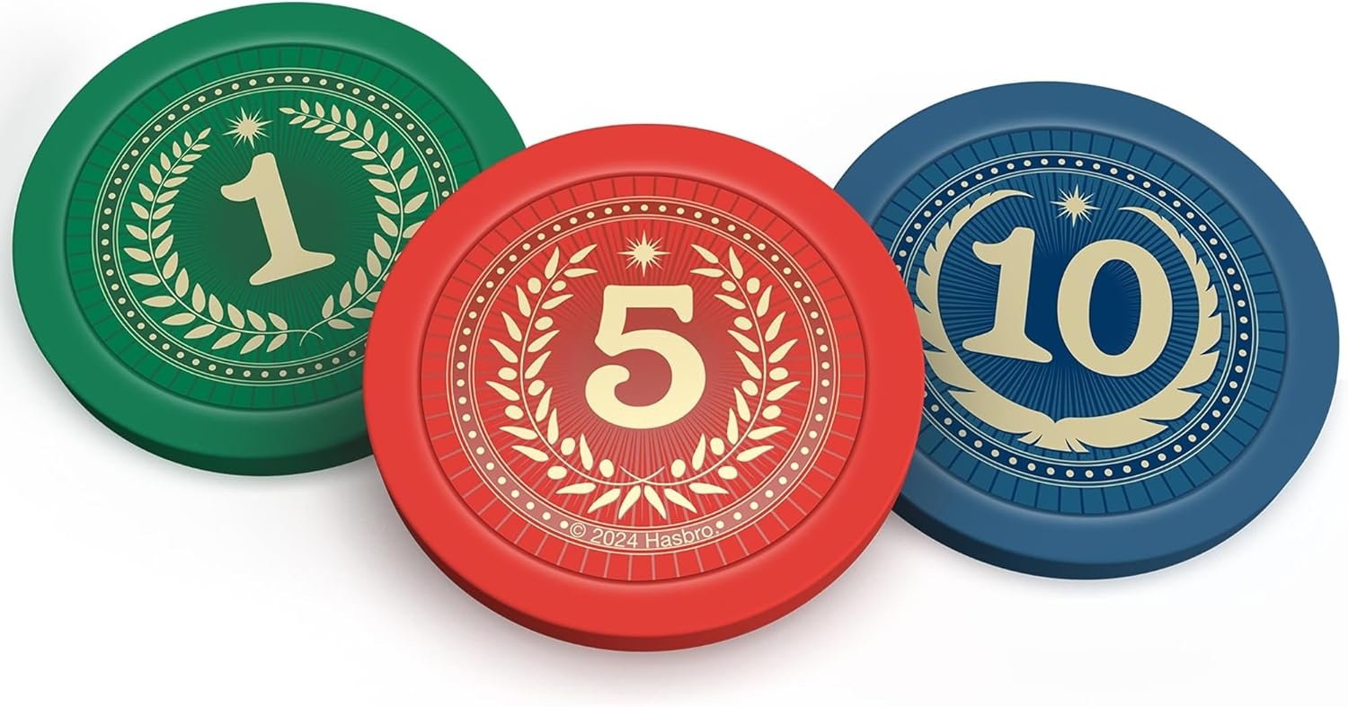 image:imageRenegade Game Studios Axis amp Allies IPC Chips 75 Weighted Tokens 1510 Denominations Storage Tray