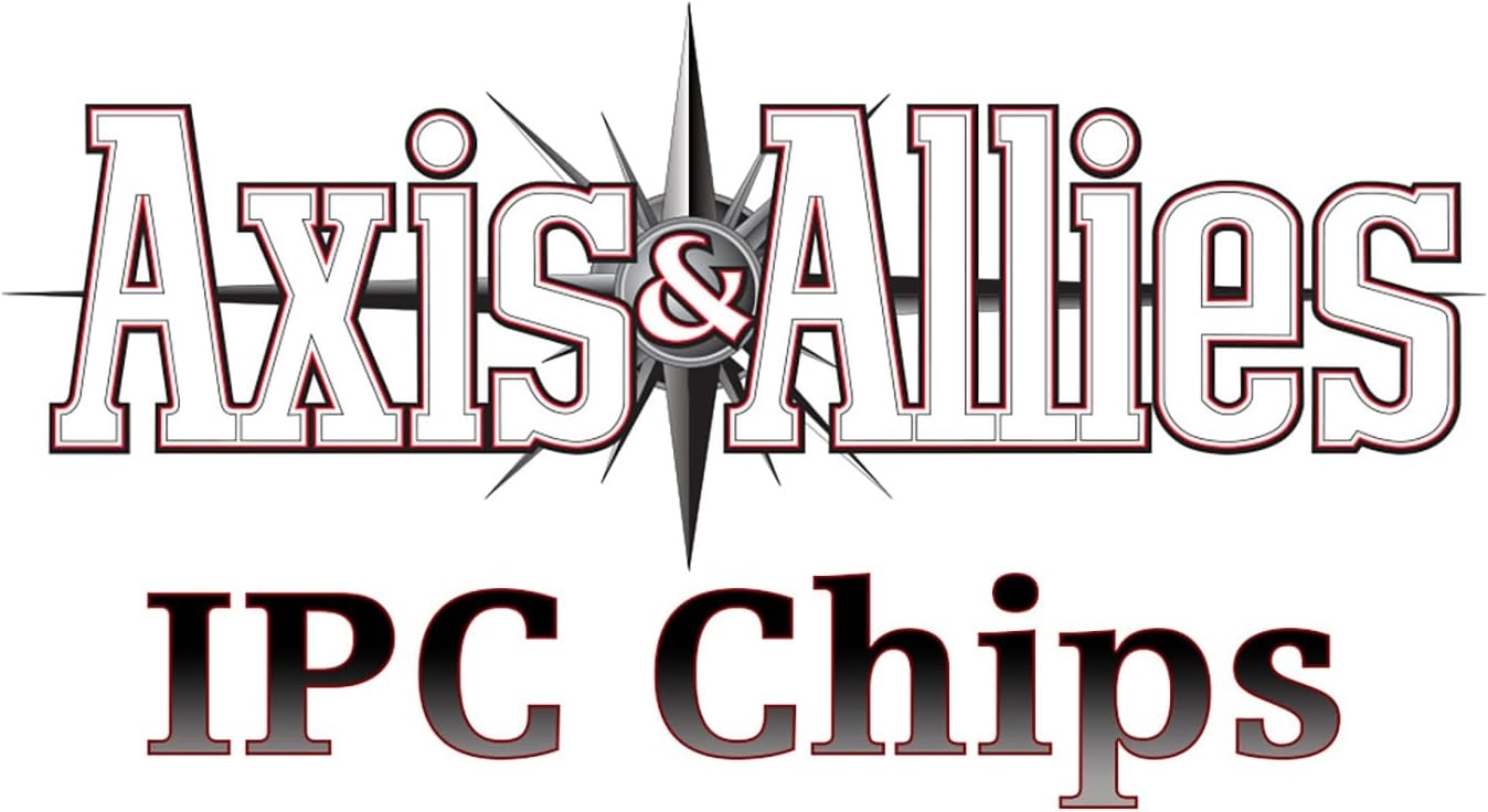 image:imageRenegade Game Studios Axis amp Allies IPC Chips 75 Weighted Tokens 1510 Denominations Storage Tray