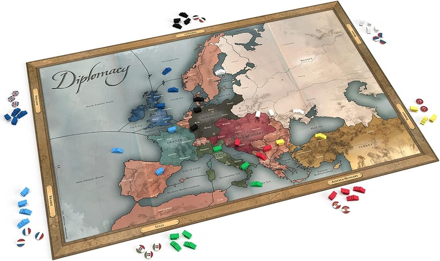 image:imageRenegade Game Studios Diplomacy Board Game by Renegade Strategy Game of Alliances amp Betrayal European Negotiation Game Ages 12 27 Players