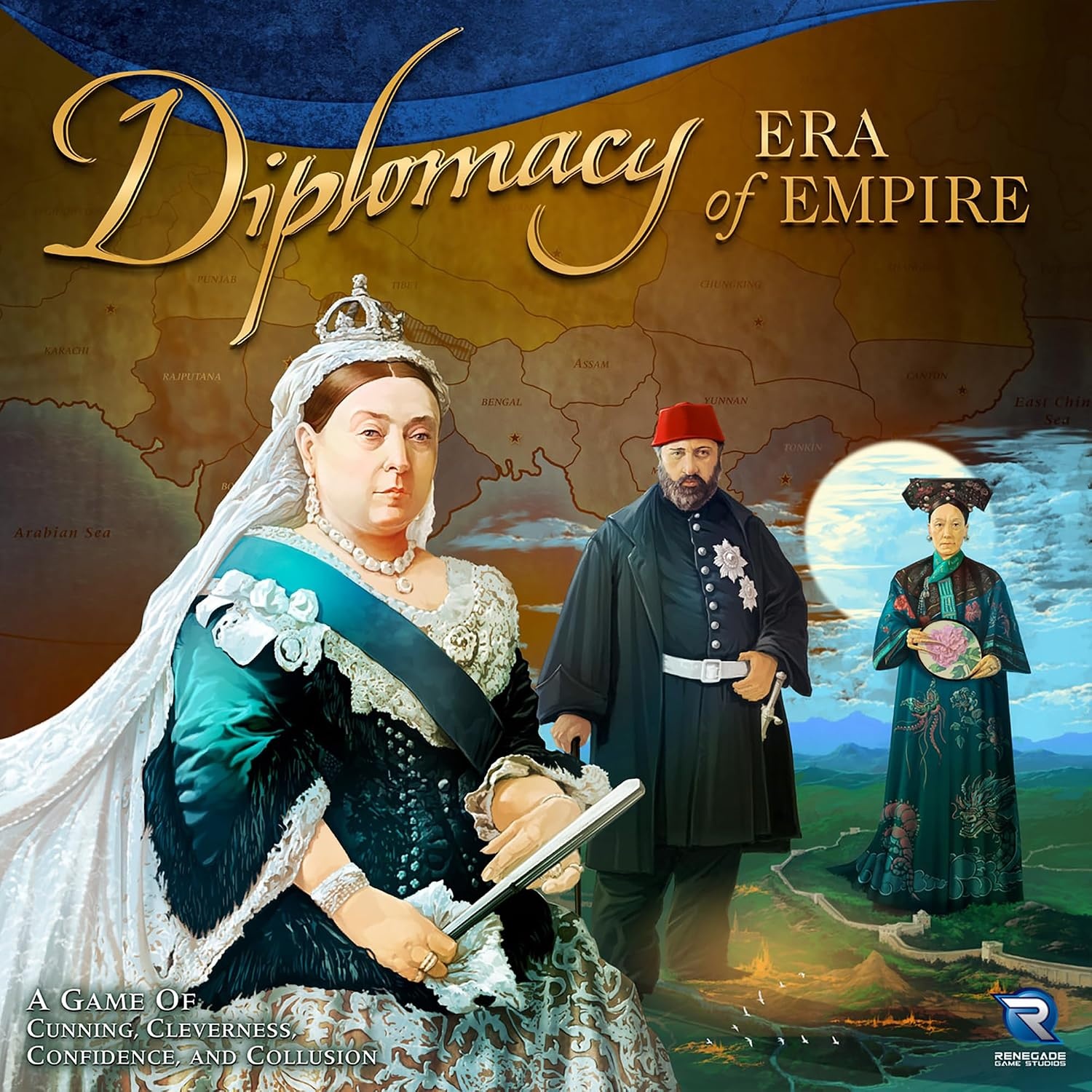 image:imageRenegade Game Studios Diplomacy Era of Empire Strategy Board Game Ottoman Empire Negotiation Game for 27 Players