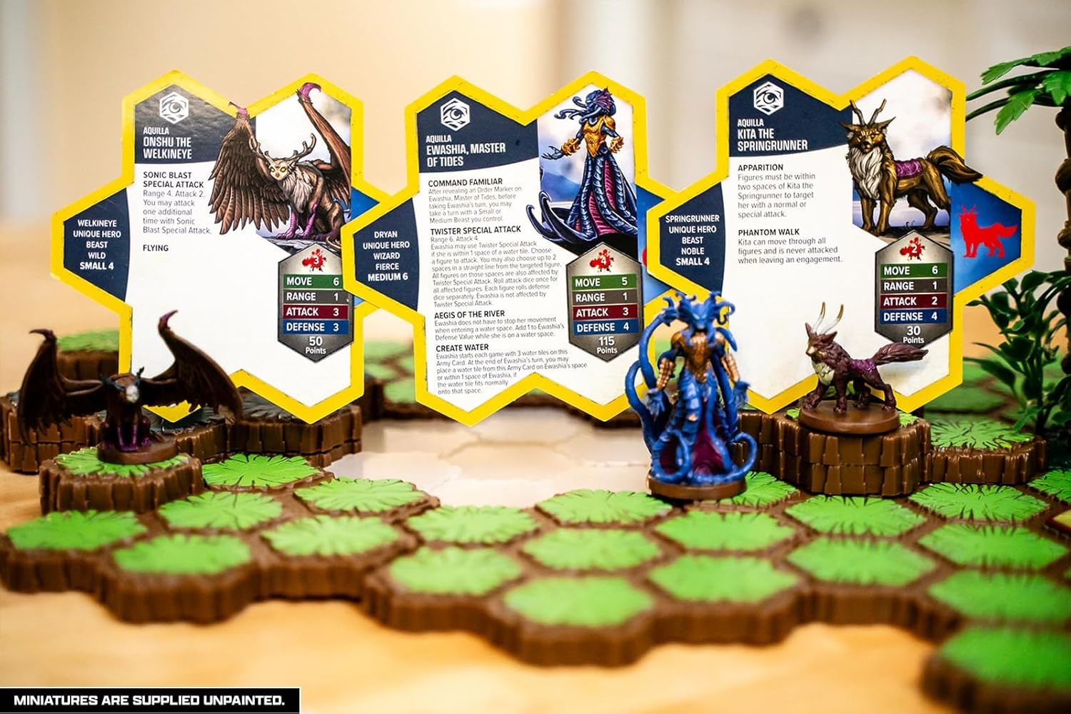 image:imageRenegade Game Studios Heroscape Age of Annihilation Battle for the Wellspring 2Player Strategy Board Game Starter Set with 6 Unpainted Miniatures