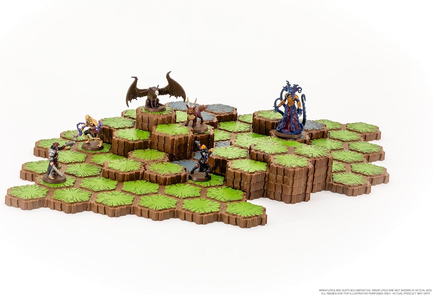 image:imageRenegade Game Studios Heroscape Age of Annihilation Battle for the Wellspring 2Player Strategy Board Game Starter Set with 6 Unpainted Miniatures