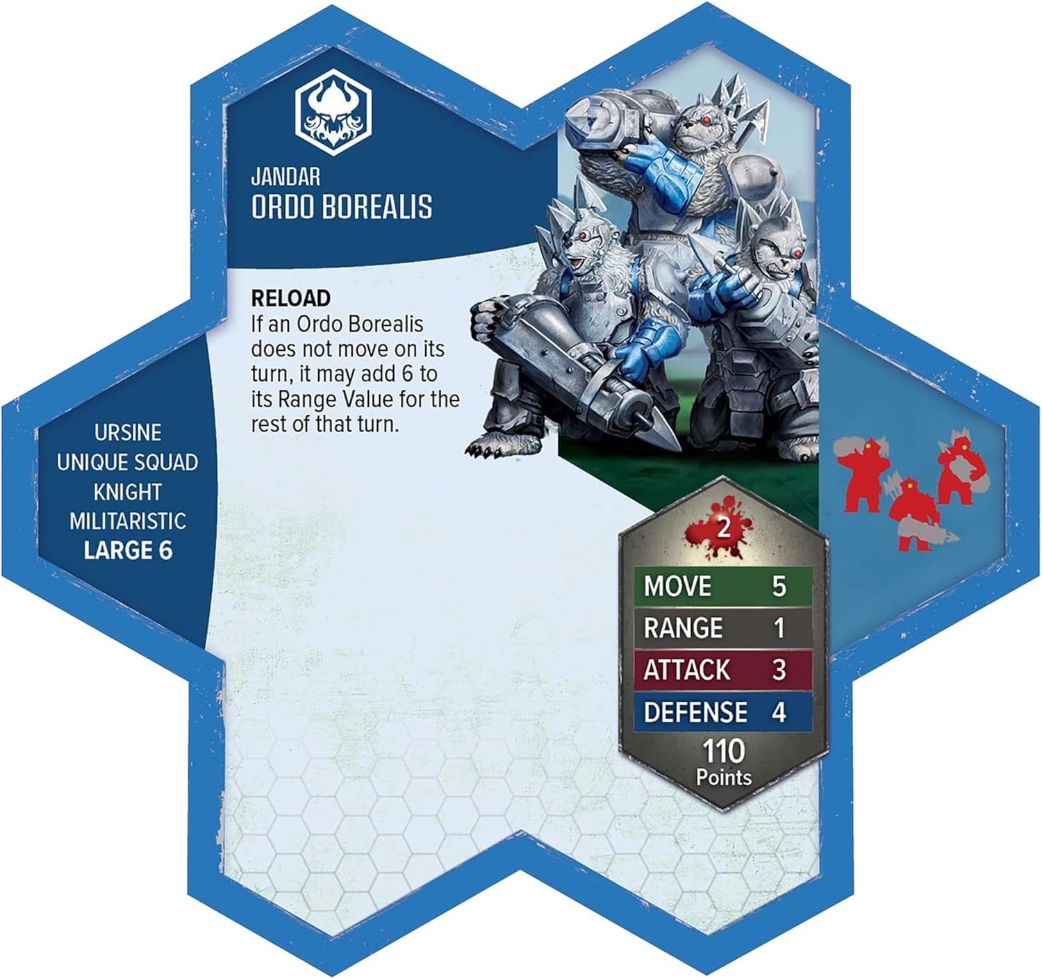 image:imageRenegade Game Studios Heroscape Age of Annihilation Knight Primus Adelbern amp Ordo Borealis Army Expansion Board Game