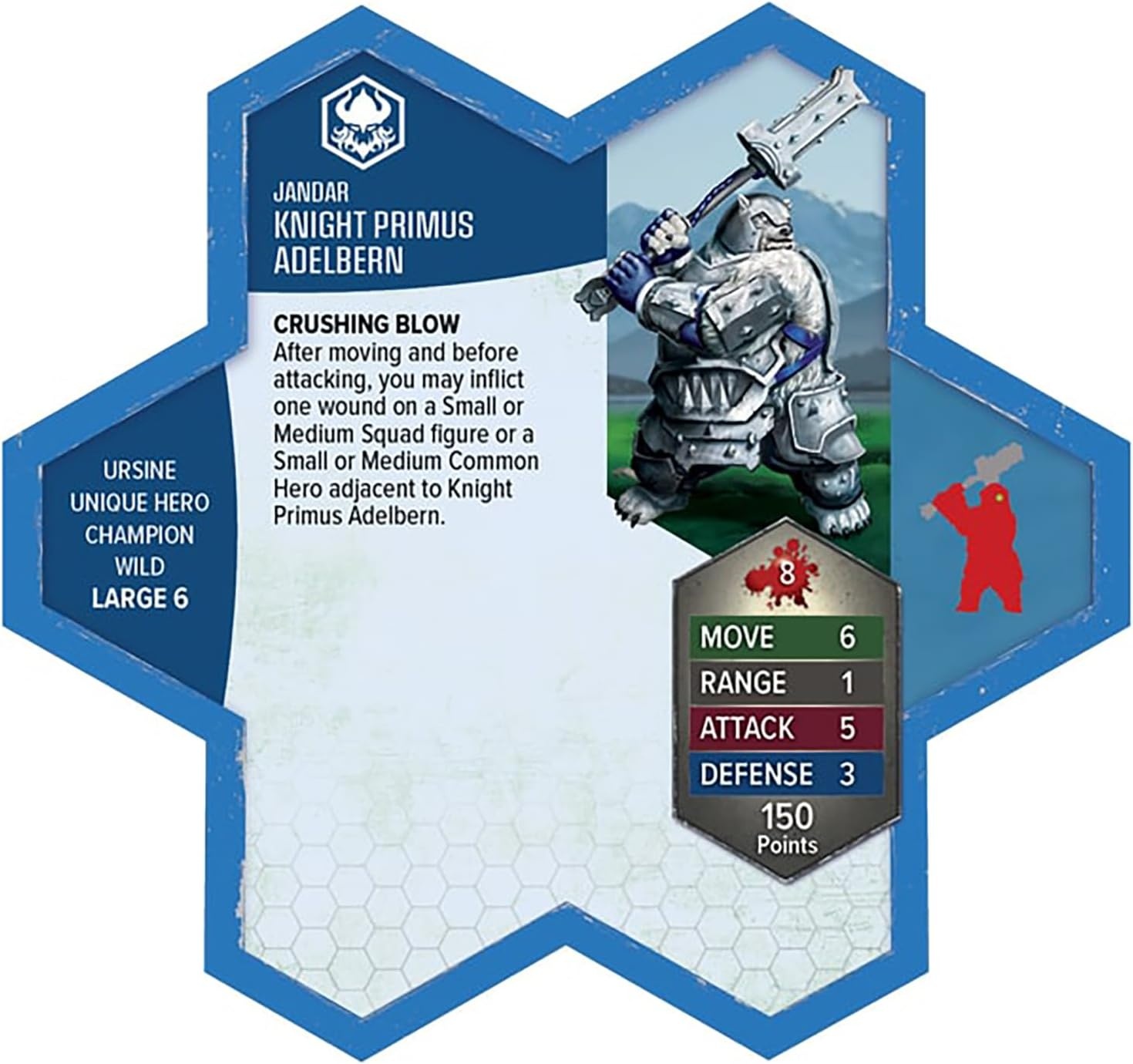 image:imageRenegade Game Studios Heroscape Age of Annihilation Knight Primus Adelbern amp Ordo Borealis Army Expansion Board Game