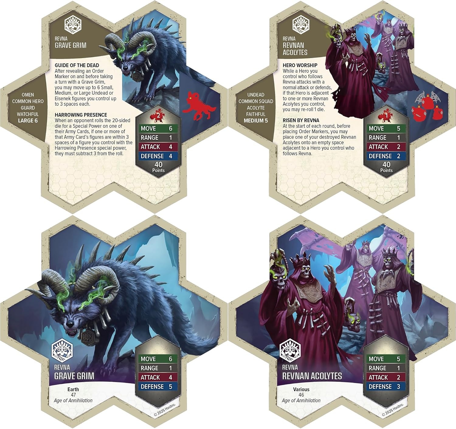 image:imageRenegade Game Studios Heroscape Age of Annihilation Revnan Acolytes amp Grave Grim Army Expansion Pack