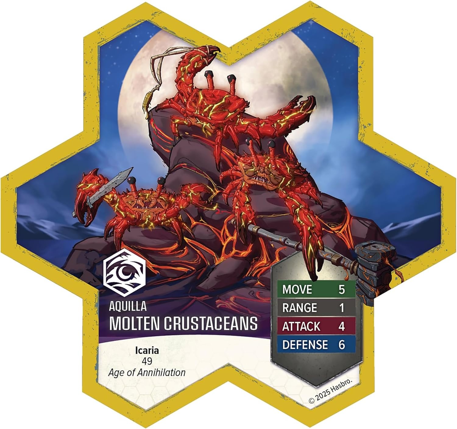 image:imageRenegade Game Studios Heroscape Molten Crustaceans amp Tanuki Tricksters Army Expansion 5 Miniatures amp 2 Cards