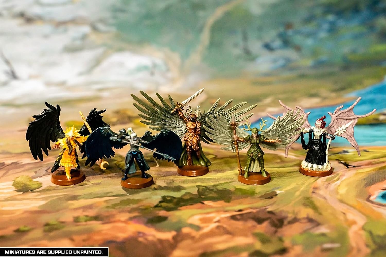 image:imageRenegade Game Studios Heroscape Revnas Rebuke Kyrie Warriors Army Expansion 5 Highly Detailed Miniatures Fully Assembled Unpainted Ages 14
