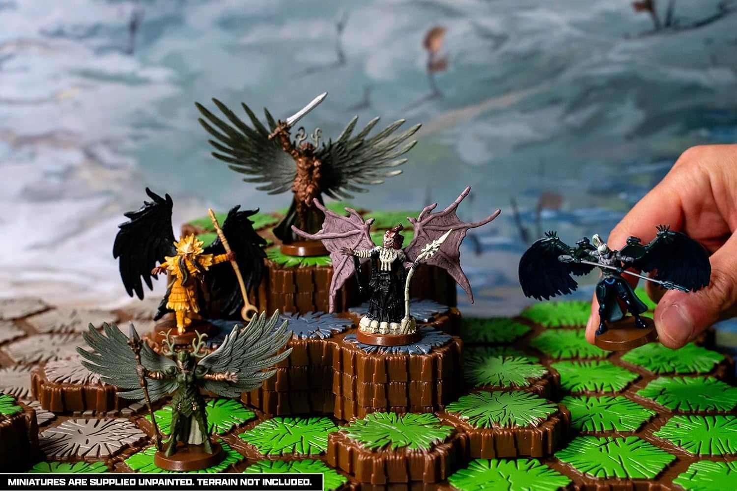 image:imageRenegade Game Studios Heroscape Revnas Rebuke Kyrie Warriors Army Expansion 5 Highly Detailed Miniatures Fully Assembled Unpainted Ages 14