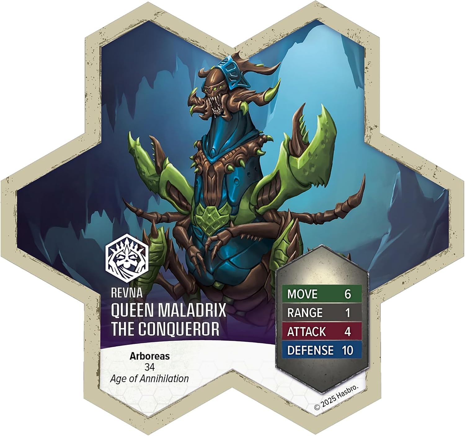 image:imageRenegade Game Studios Heroscape Rising Tide Queen Maladrix Miniature Army Expansion Strategy Game Set