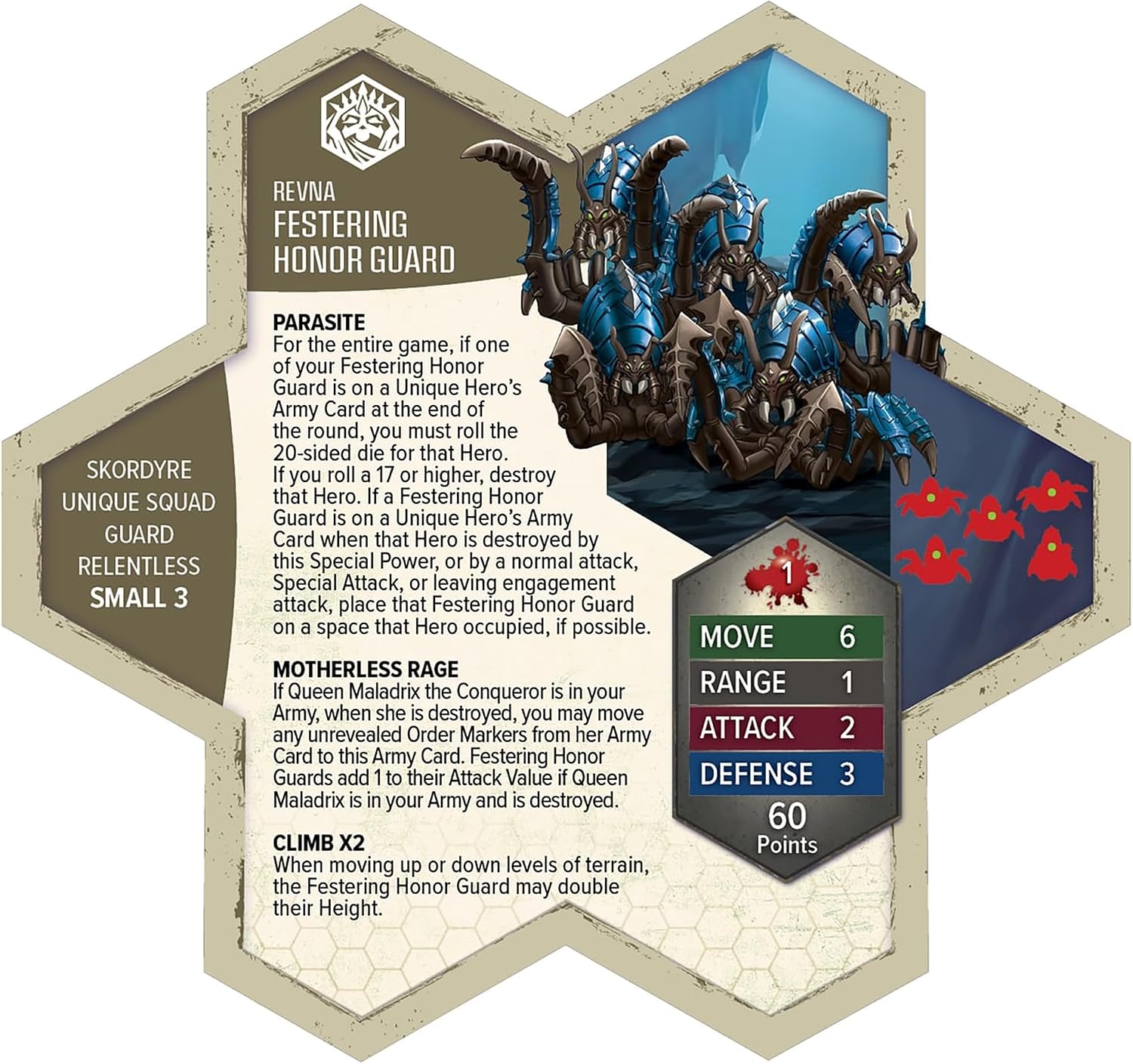 image:imageRenegade Game Studios Heroscape Rising Tide Queen Maladrix Miniature Army Expansion Strategy Game Set