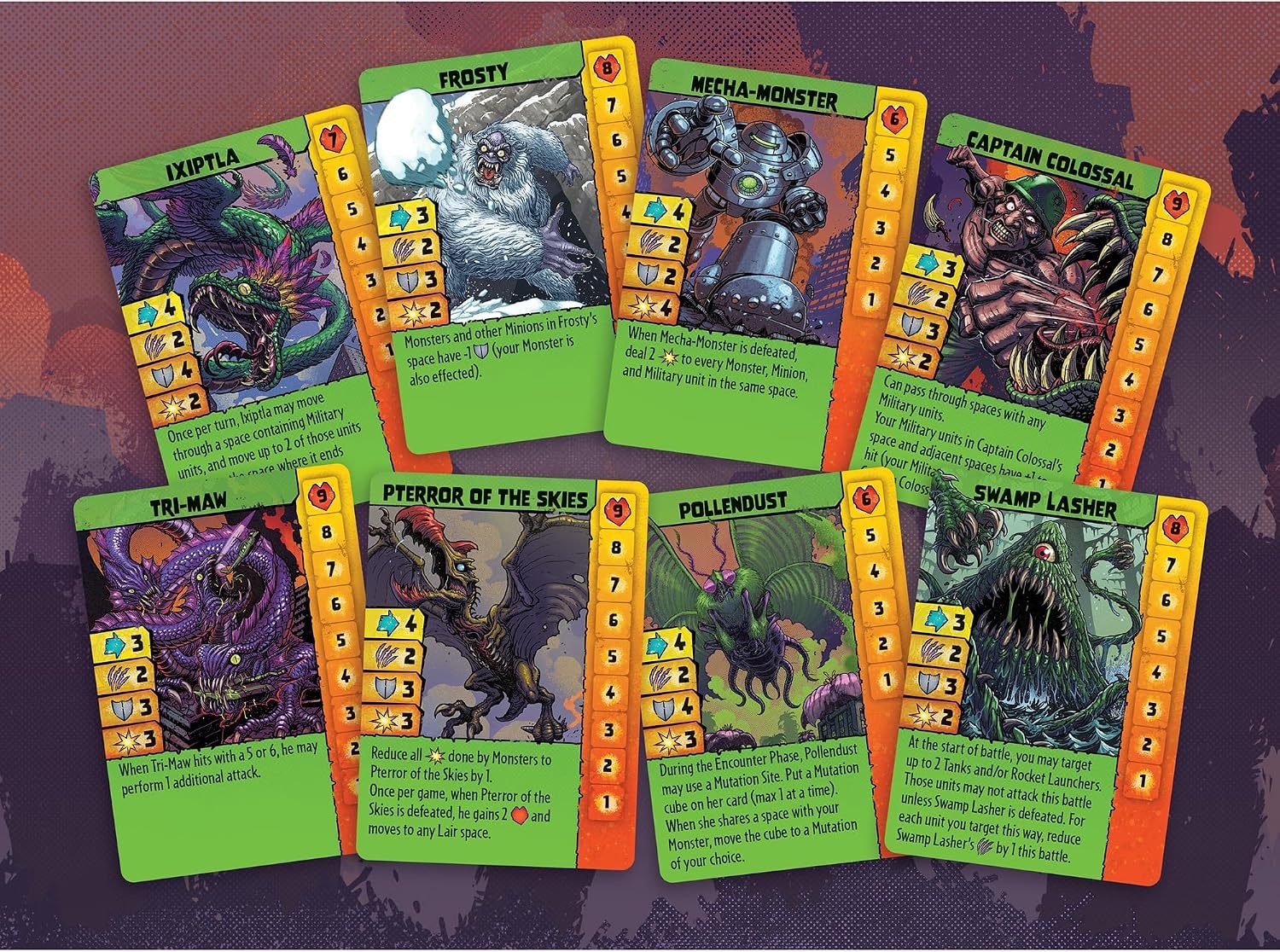 image:imageRenegade Game Studios Monsters Menace the World Strategy Board Game with Miniatures 24 Players Ages 14