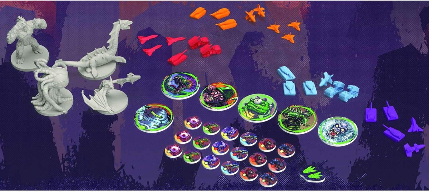 image:imageRenegade Game Studios Monsters Menace the World Strategy Board Game with Miniatures 24 Players Ages 14