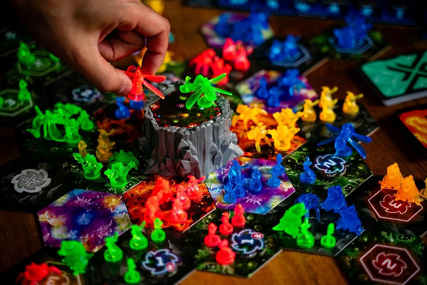 image:imageRenegade Game Studios Nexus Ops Strategy Board Game with Alien Miniatures amp Secret Missions for 24 Players