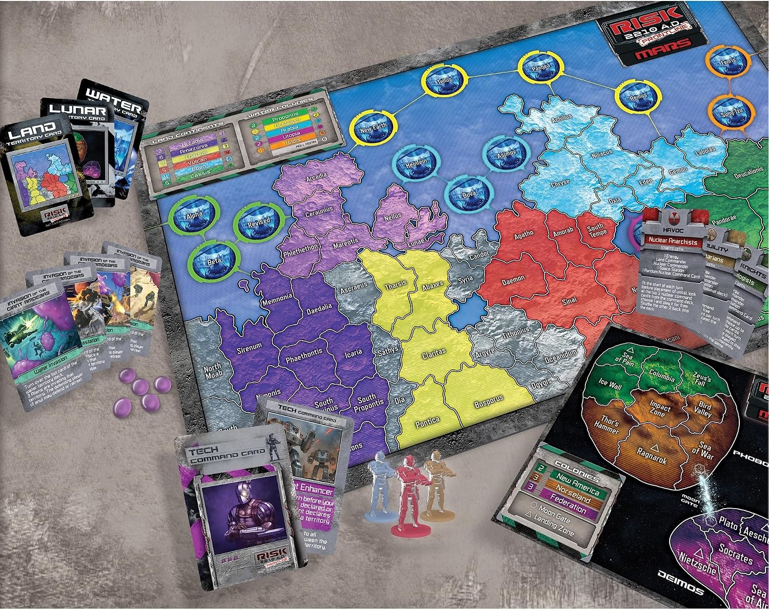 image:imageRenegade Game Studios Risk 2210 AD Frontline Expansion Mars Strategy Game with Asymmetric Factions