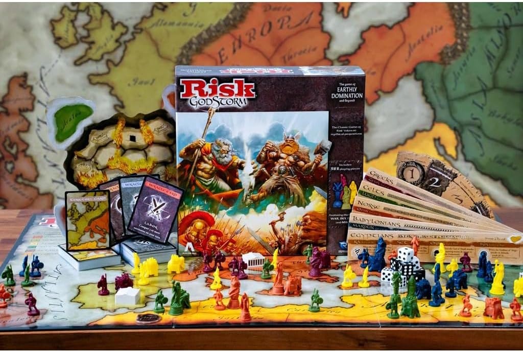 image:imageRenegade Game Studios Risk Godstorm Ancient Civilization Strategy Board Game 382 Miniatures 25 Players Ages 10