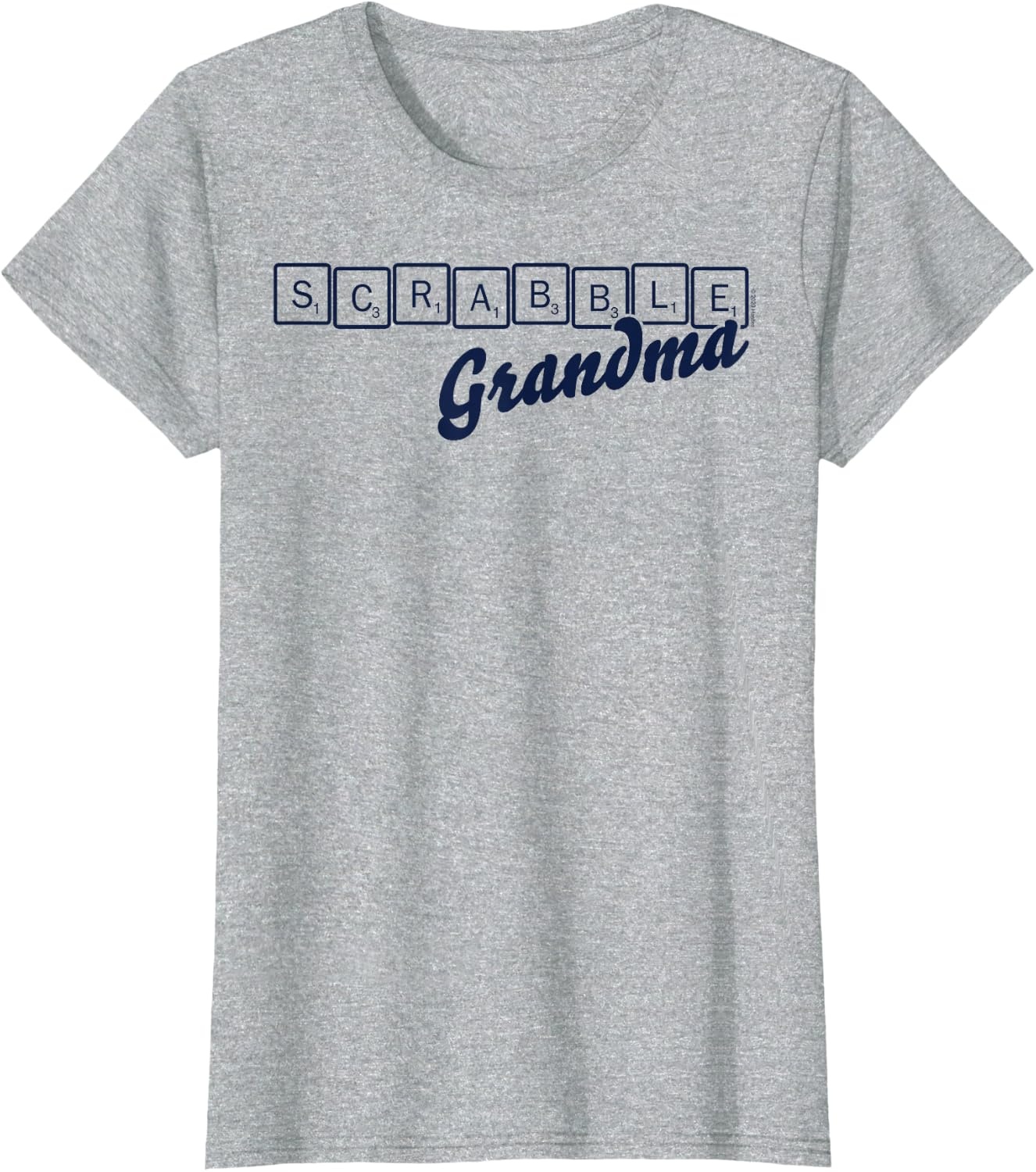 image:imageScrabble Grandma Tiles TShirtHeather Grey