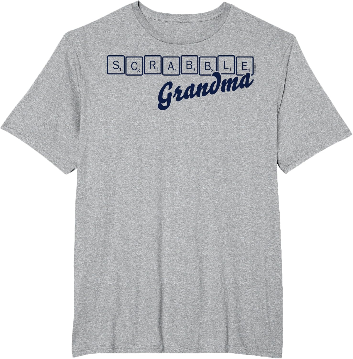image:imageScrabble Grandma Tiles TShirtHeather Grey