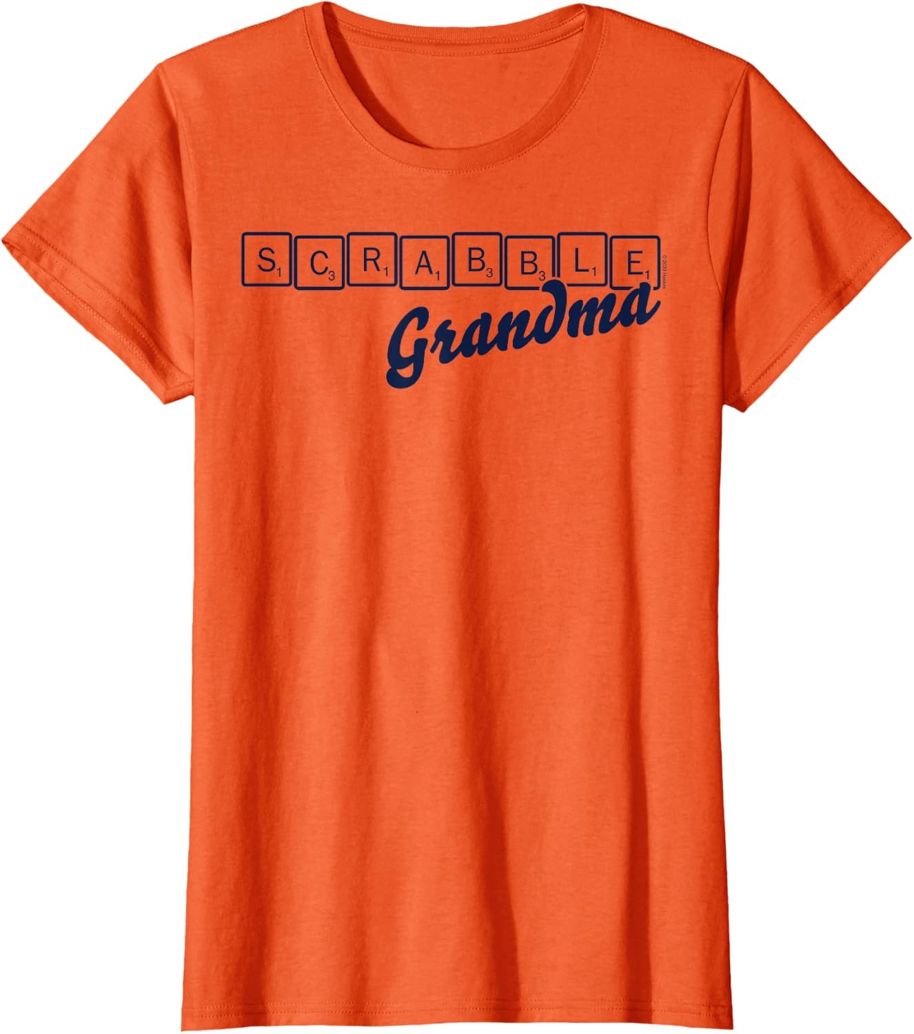 image:imageScrabble Grandma Tiles TShirtOrange