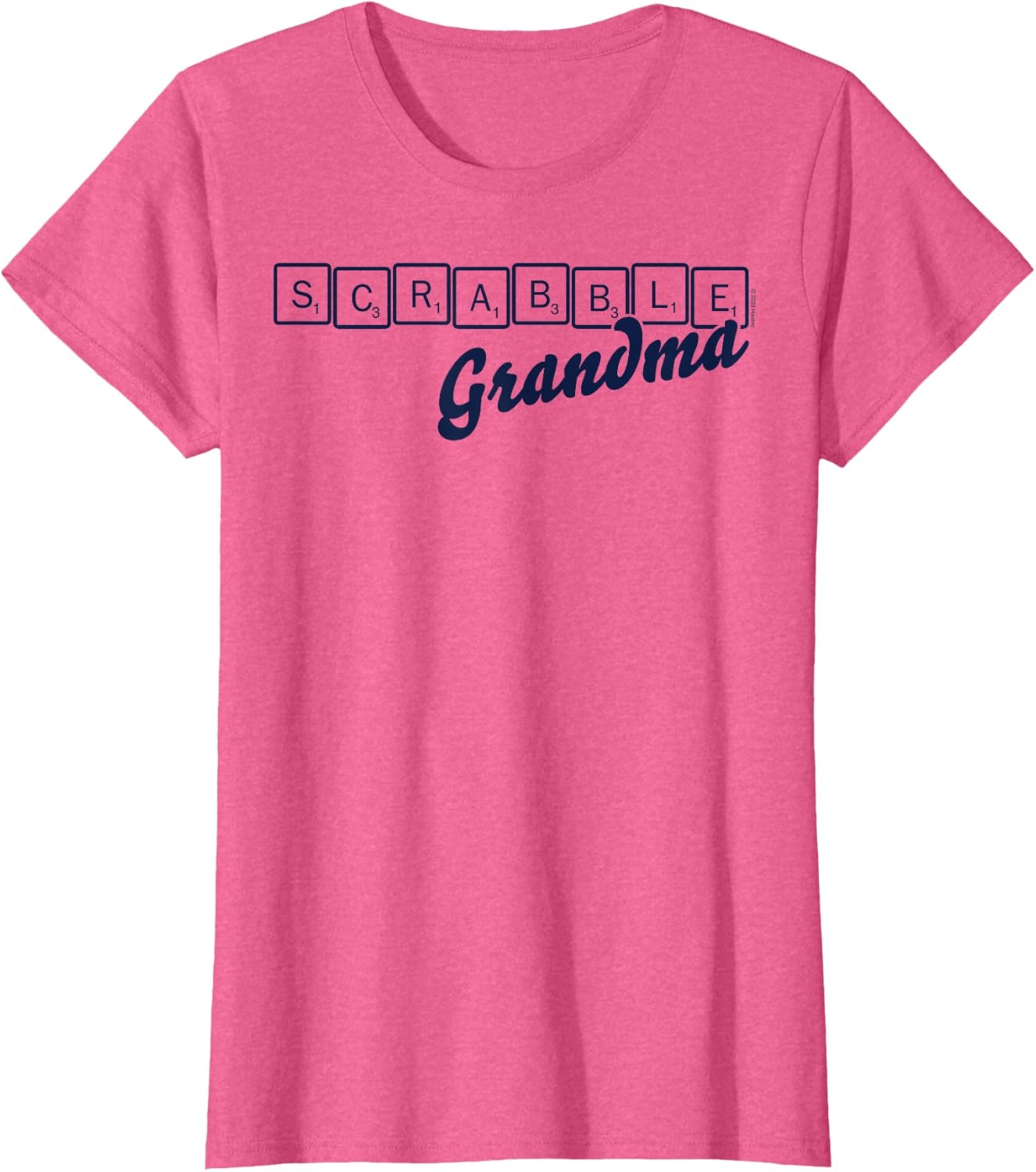 image:imageScrabble Grandma Tiles TShirtPink Heather