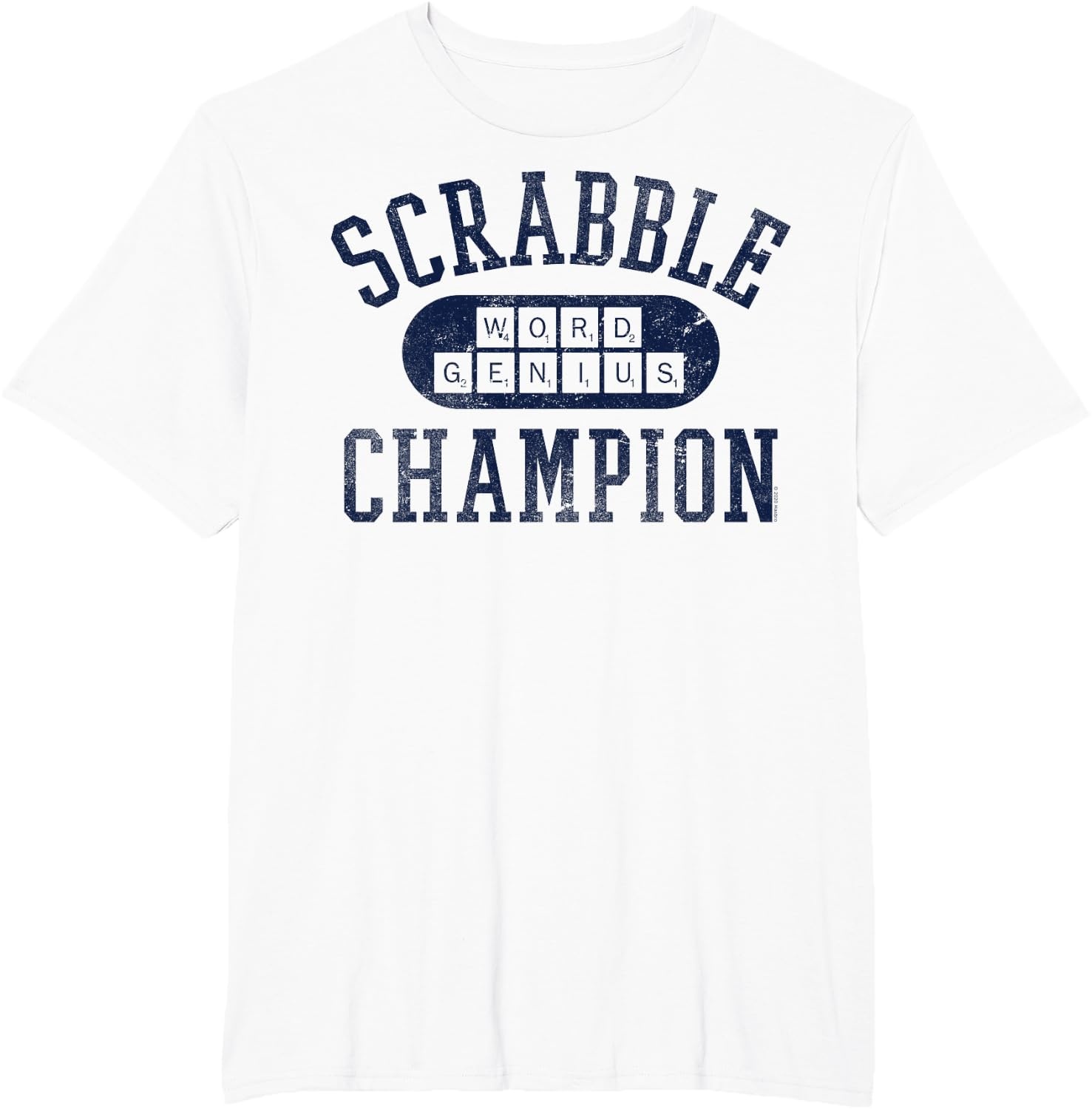 image:imageScrabble Word Genius Scrabble Champion TShirtWhite