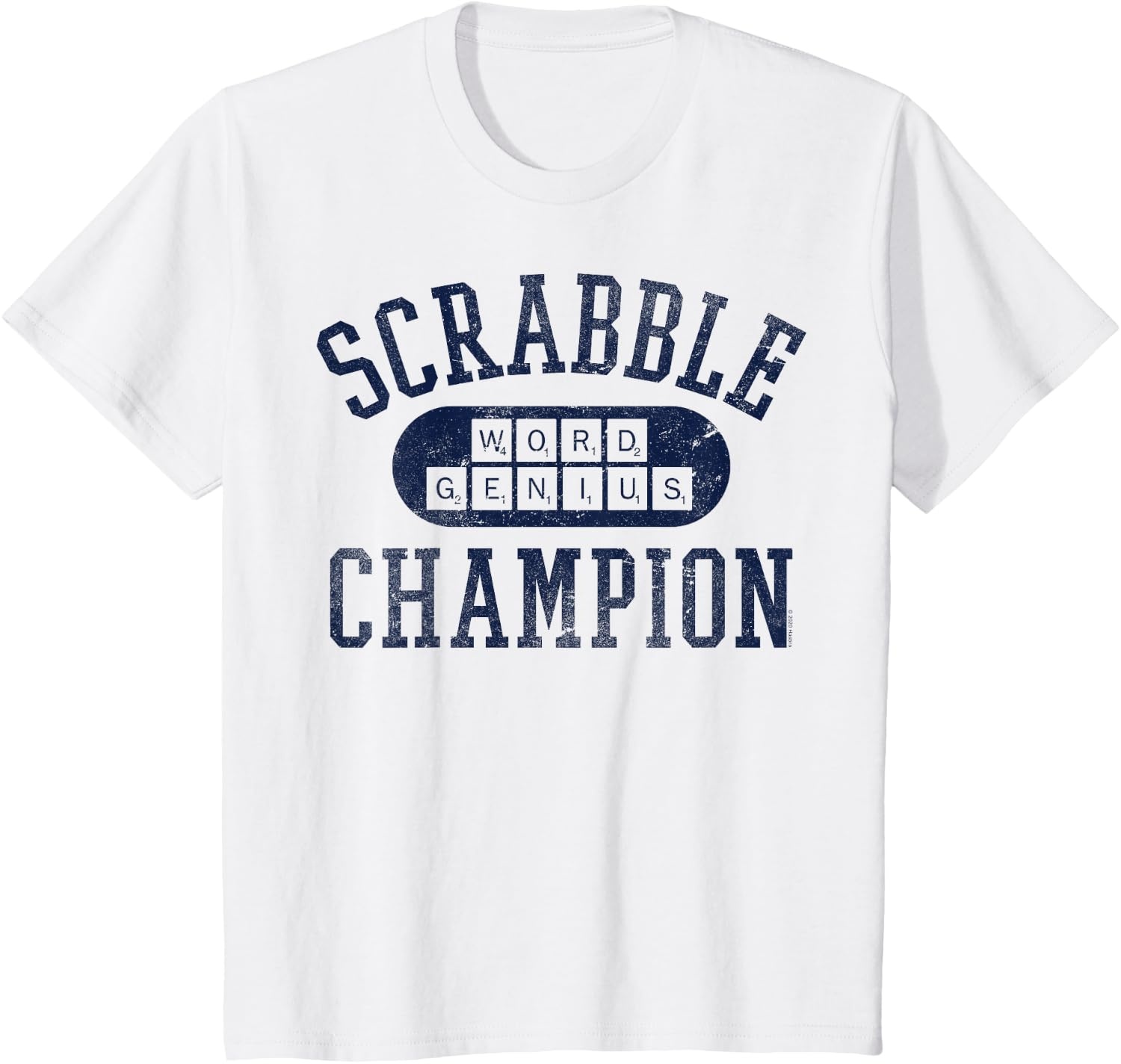 image:imageScrabble Word Genius Scrabble Champion TShirtWhite