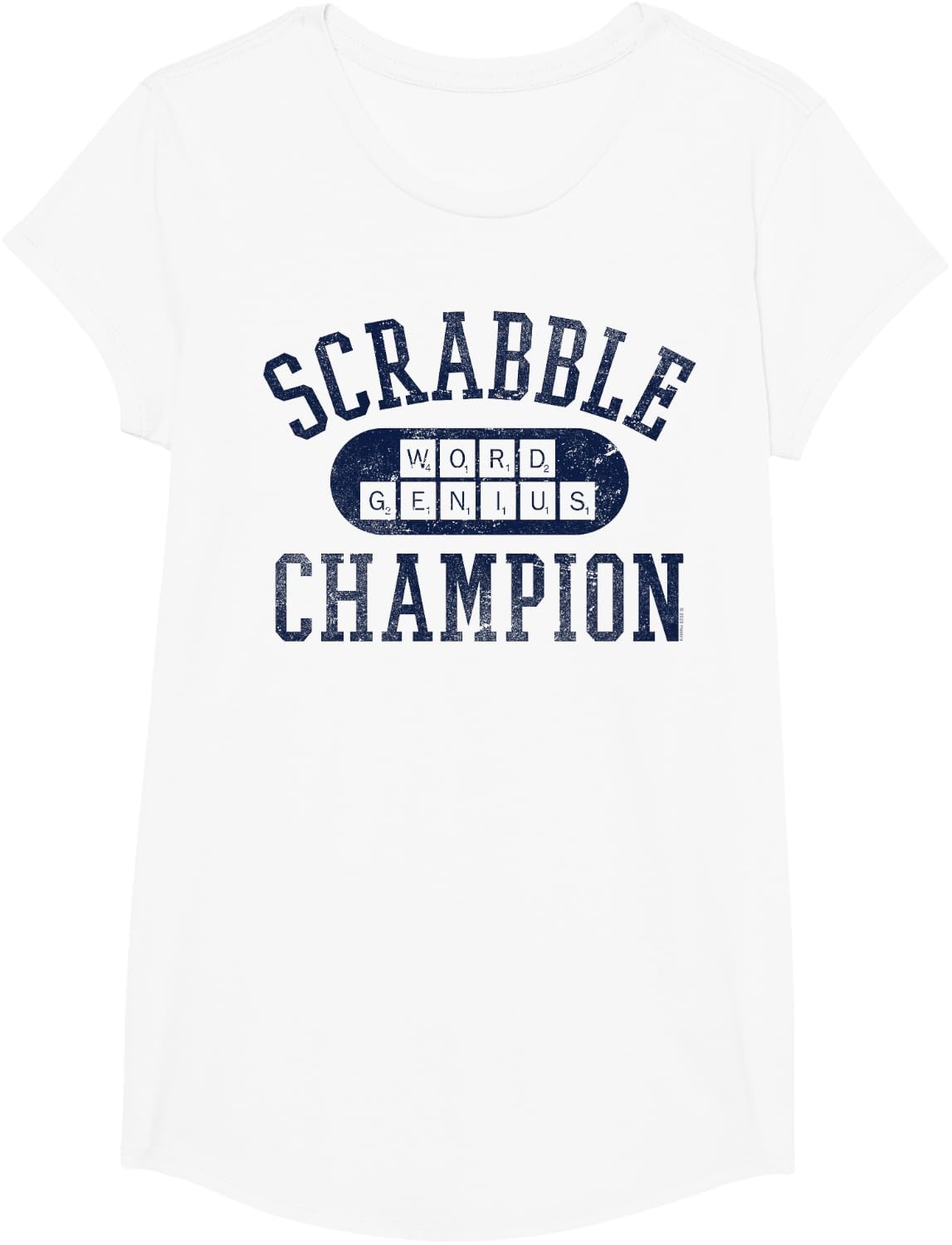 image:imageScrabble Word Genius Scrabble Champion TShirtWhite