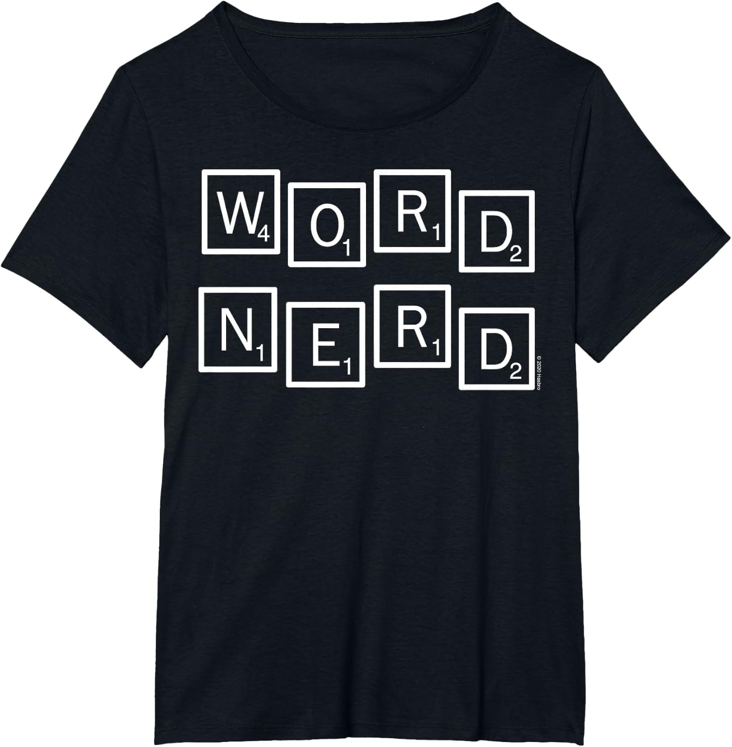 image:imageScrabble Word Nerd Tiles TShirtBlack