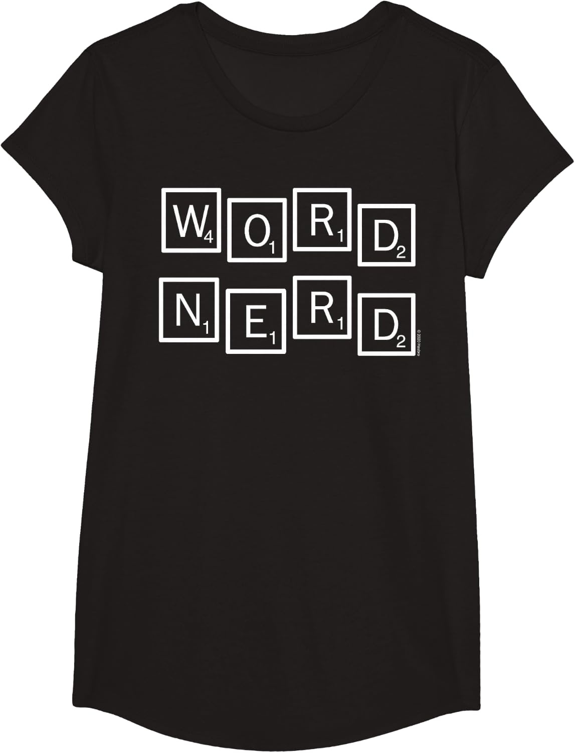image:imageScrabble Word Nerd Tiles TShirtBlack