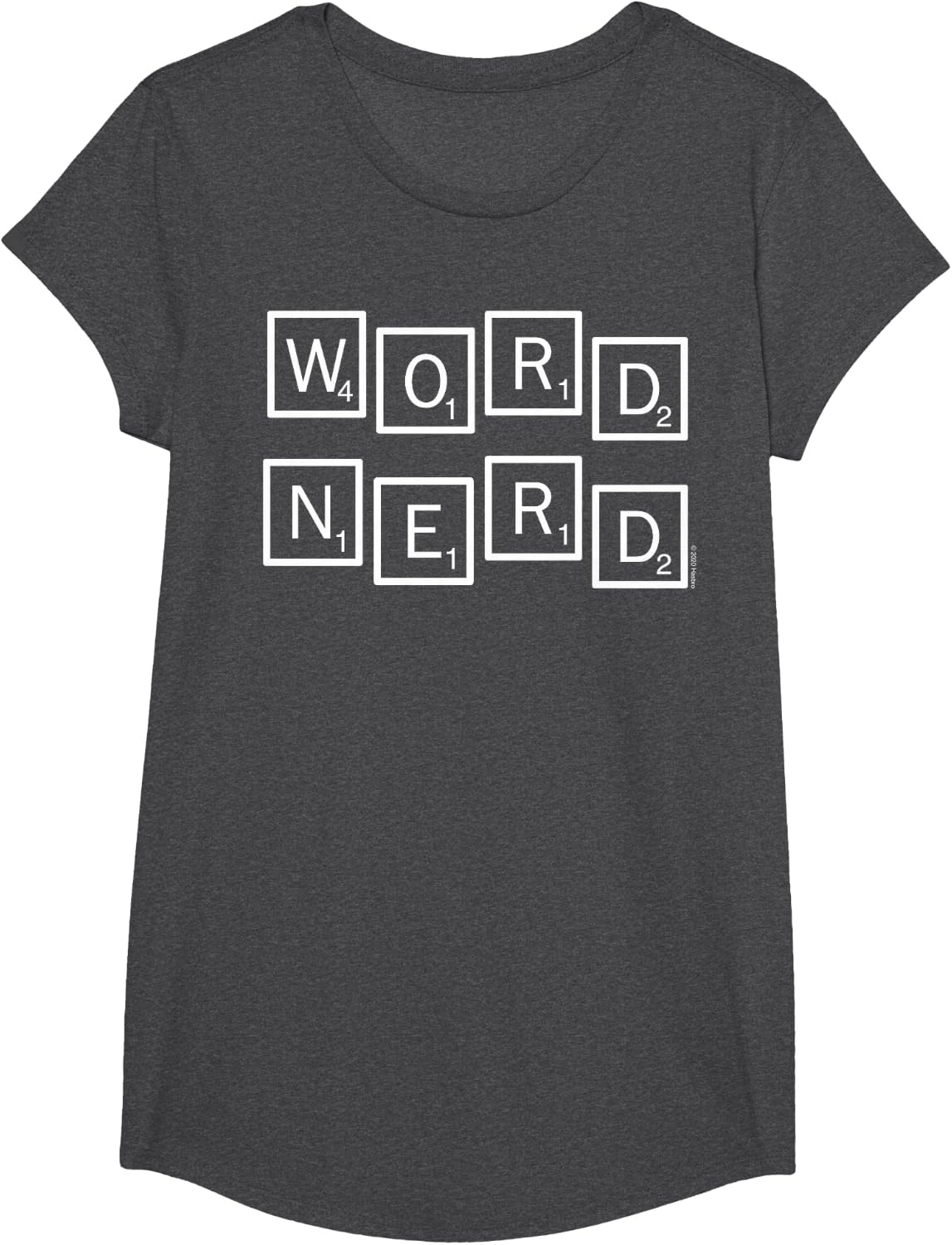 image:imageScrabble Word Nerd Tiles TShirtDark Heather Grey
