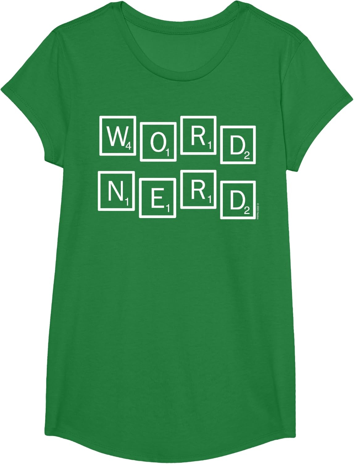 image:imageScrabble Word Nerd Tiles TShirtKelly Green