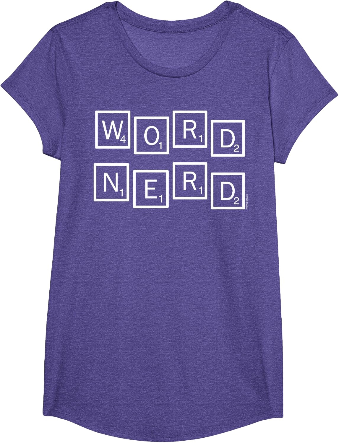 image:imageScrabble Word Nerd Tiles TShirtPurple Heather