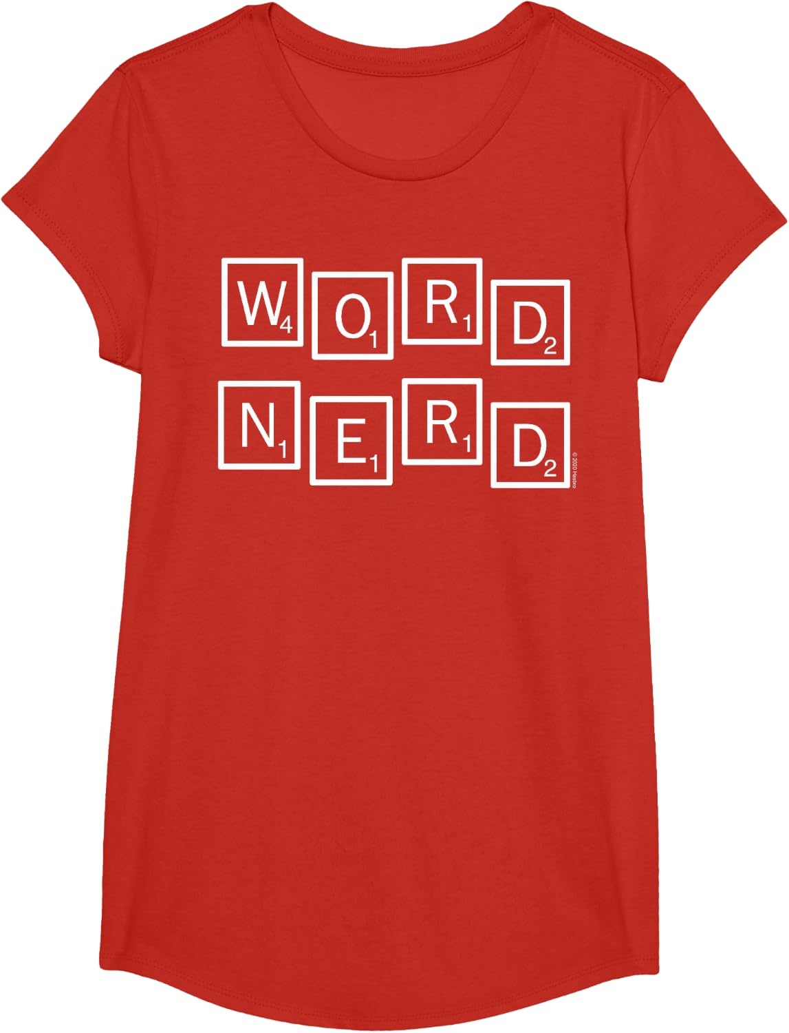 image:imageScrabble Word Nerd Tiles TShirtRed