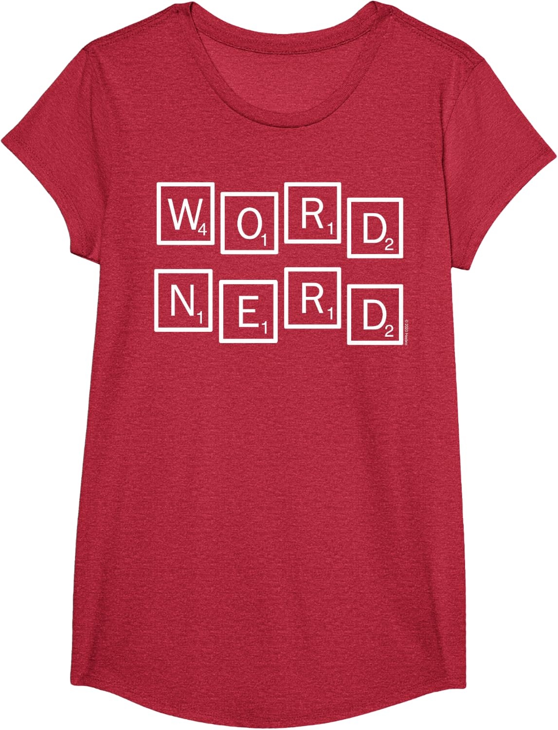 image:imageScrabble Word Nerd Tiles TShirtRed Heather