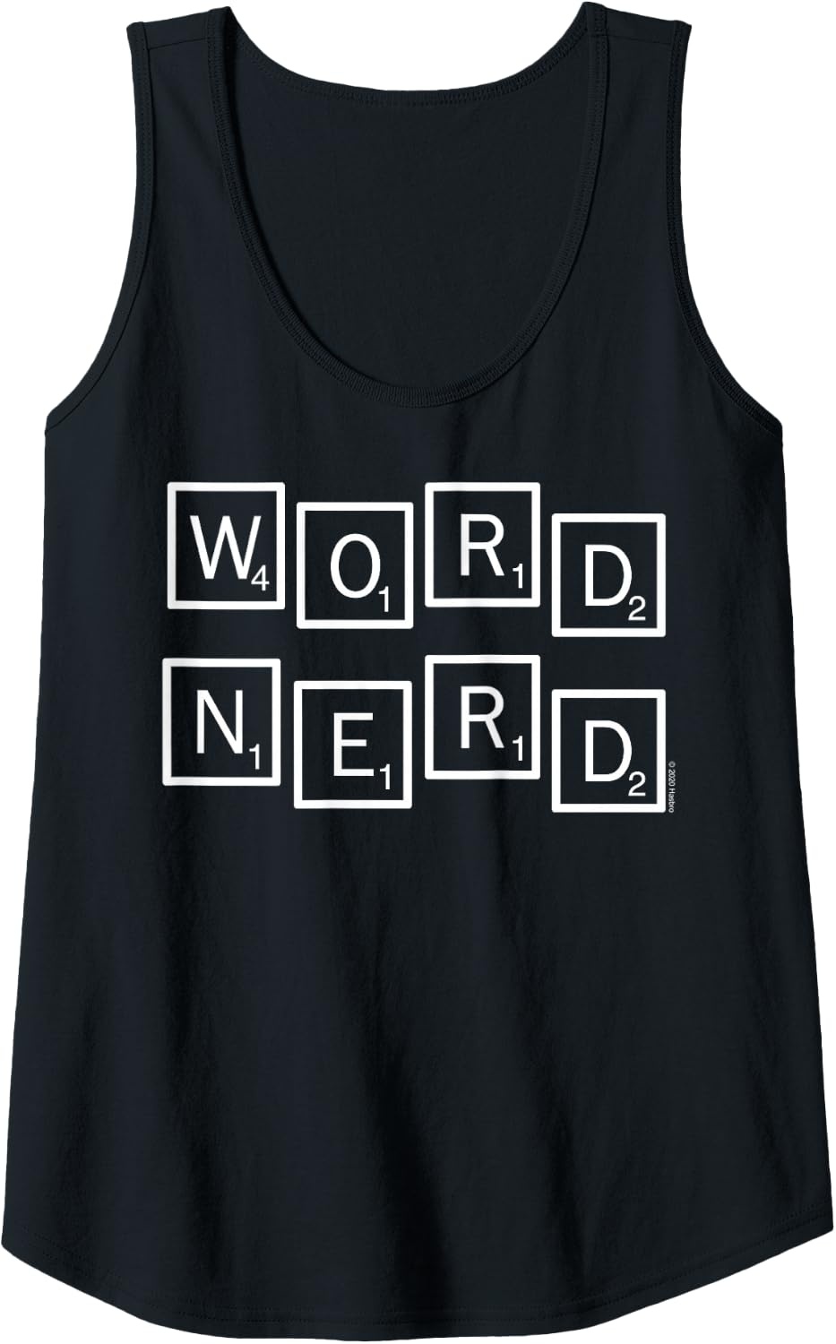 image:imageScrabble Word Nerd Tiles Tank TopBlack