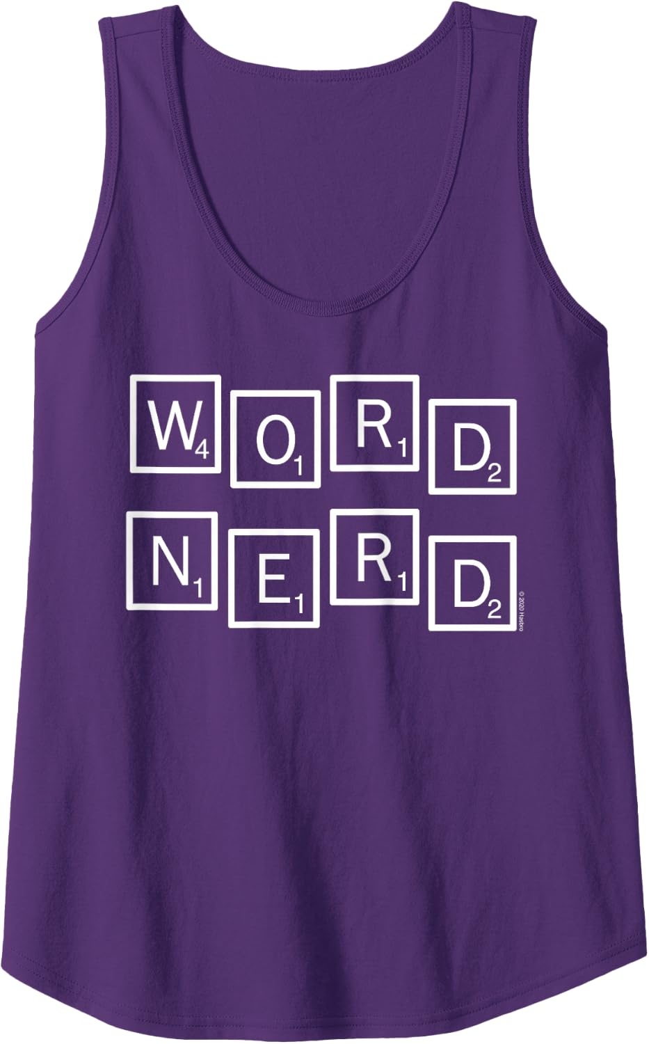 image:imageScrabble Word Nerd Tiles Tank TopPurple