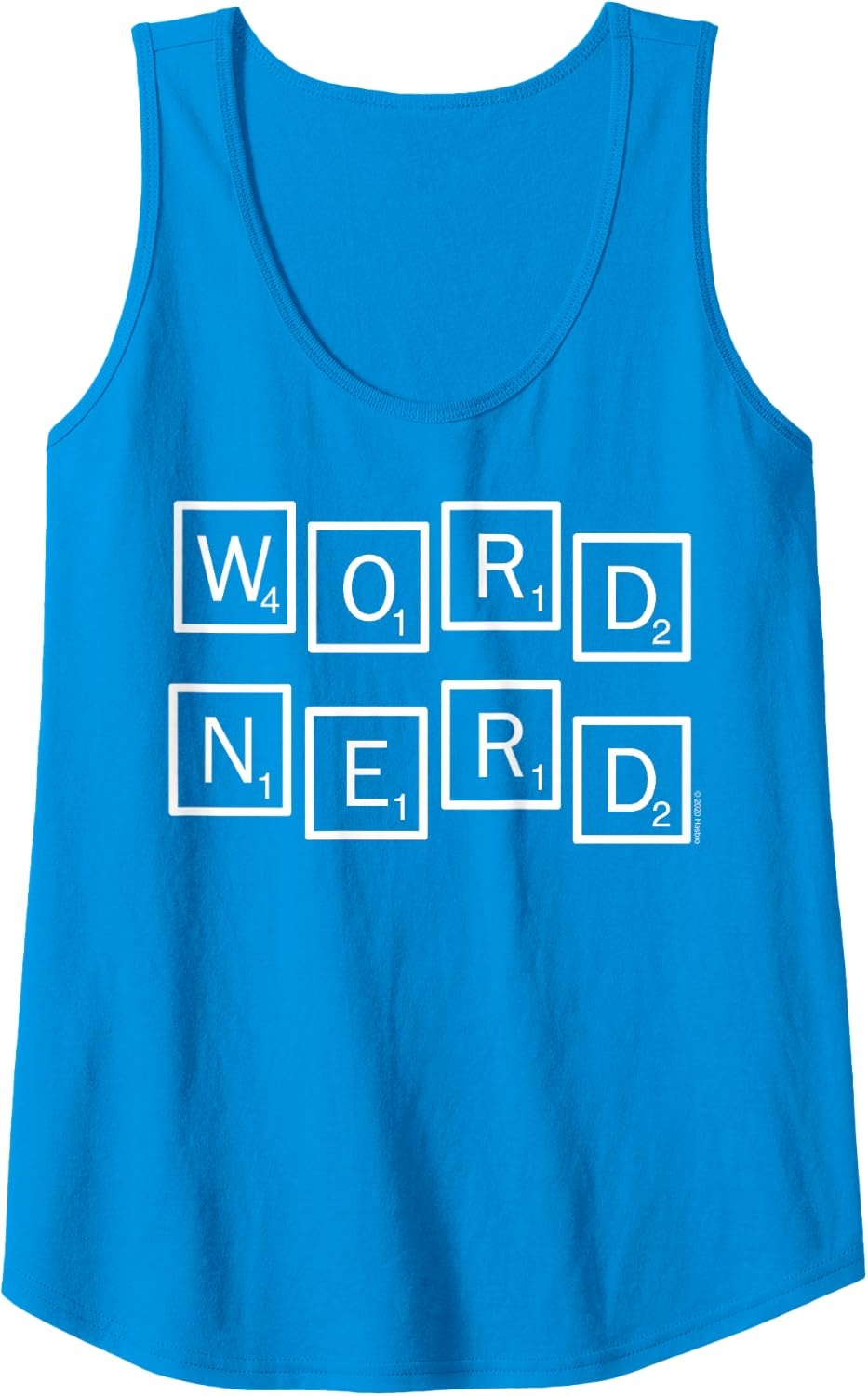 image:imageScrabble Word Nerd Tiles Tank TopSapphire Blue