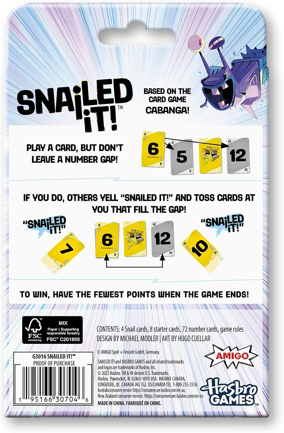 image:imageSnailed it Game Easy to Learn Family Games for Kids Teens and Adults Snail Card Game Ages 8 and Up 3 to 6 Players 20 Mins Kids Gifts