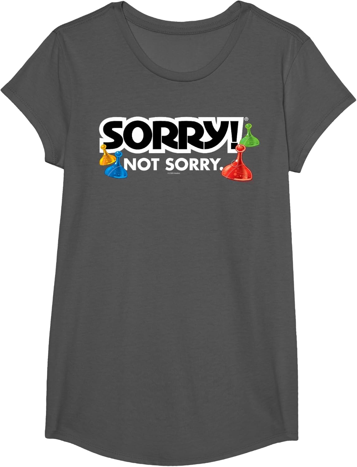 image:imageSorry Not Sorry Logo TShirtAsphalt Grey