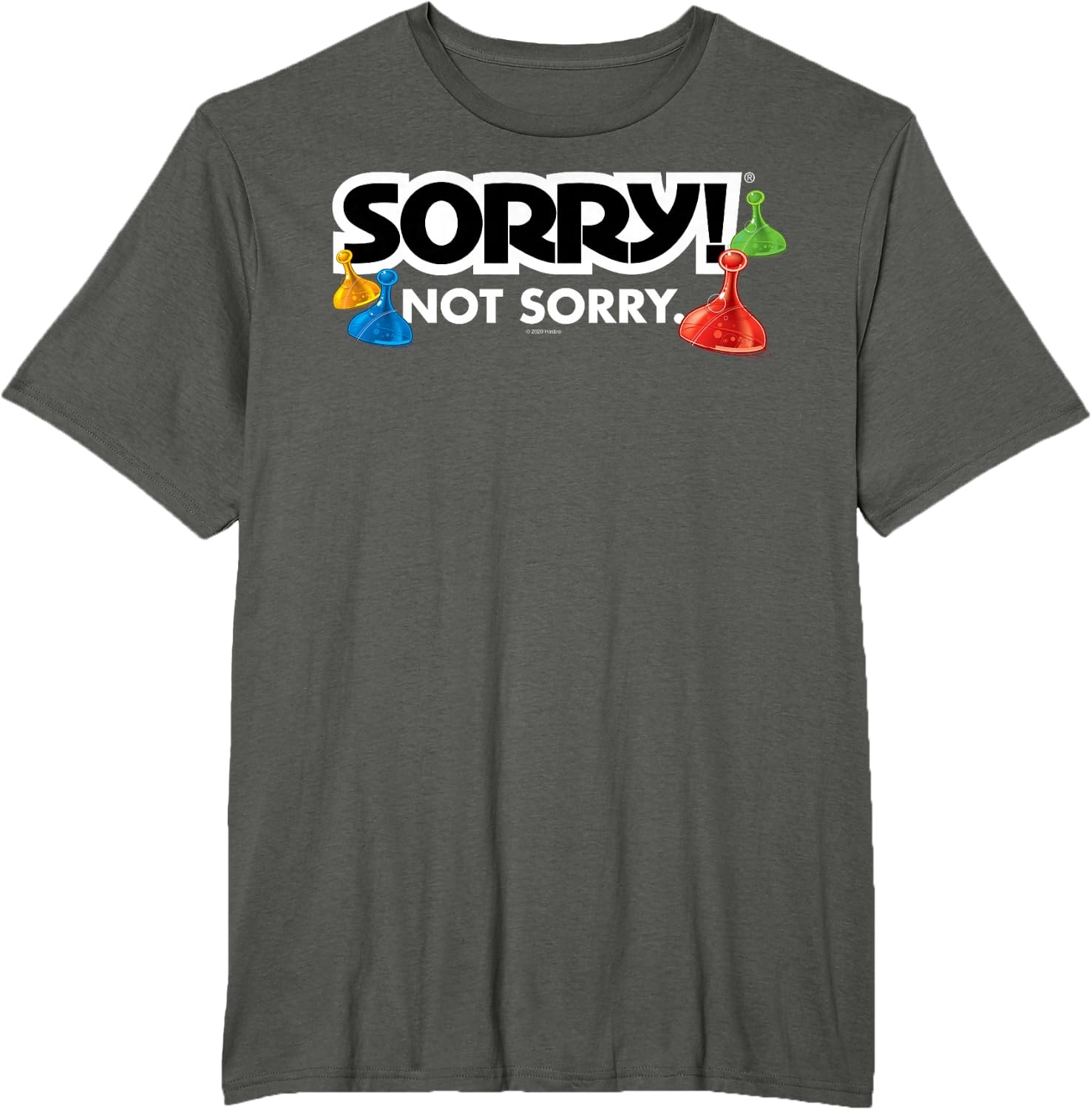 image:imageSorry Not Sorry Logo TShirtAsphalt Grey