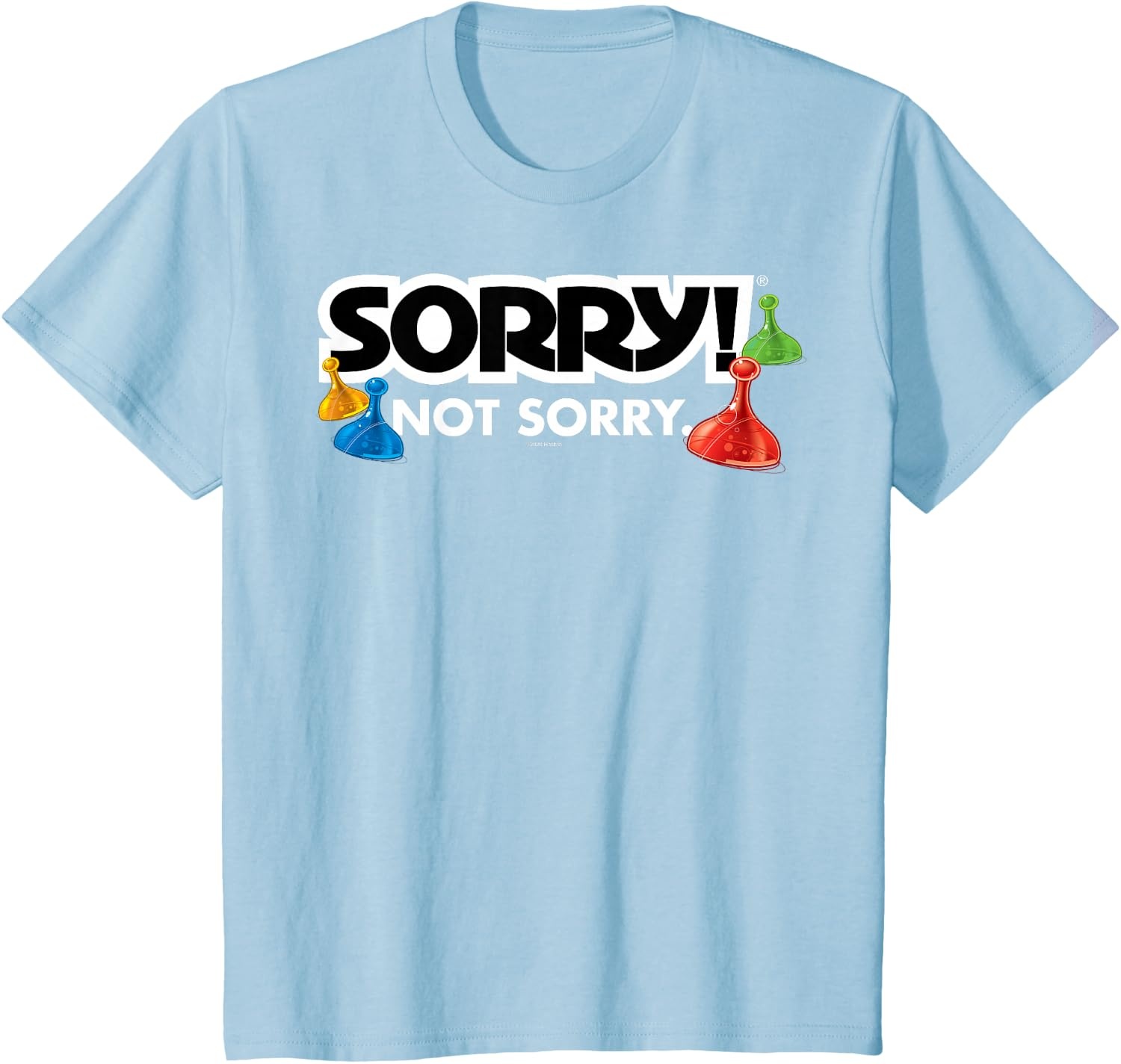image:imageSorry Not Sorry Logo TShirtBaby Blue