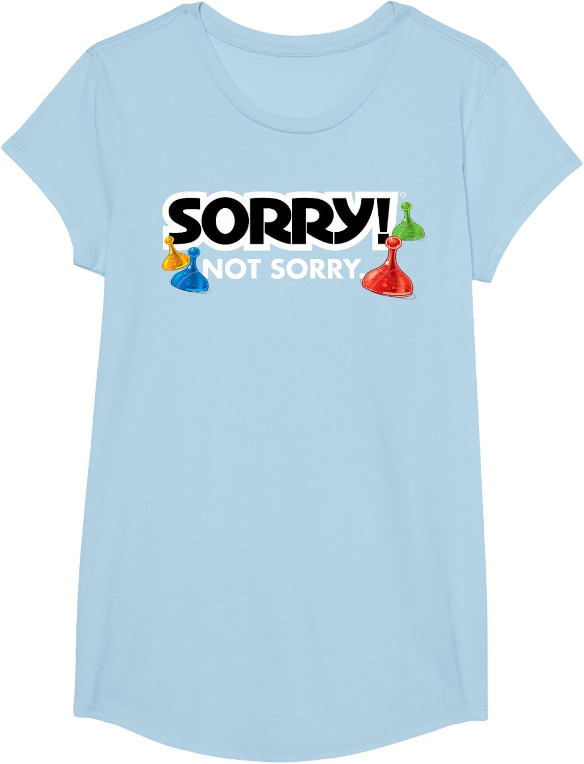 image:imageSorry Not Sorry Logo TShirtBaby Blue