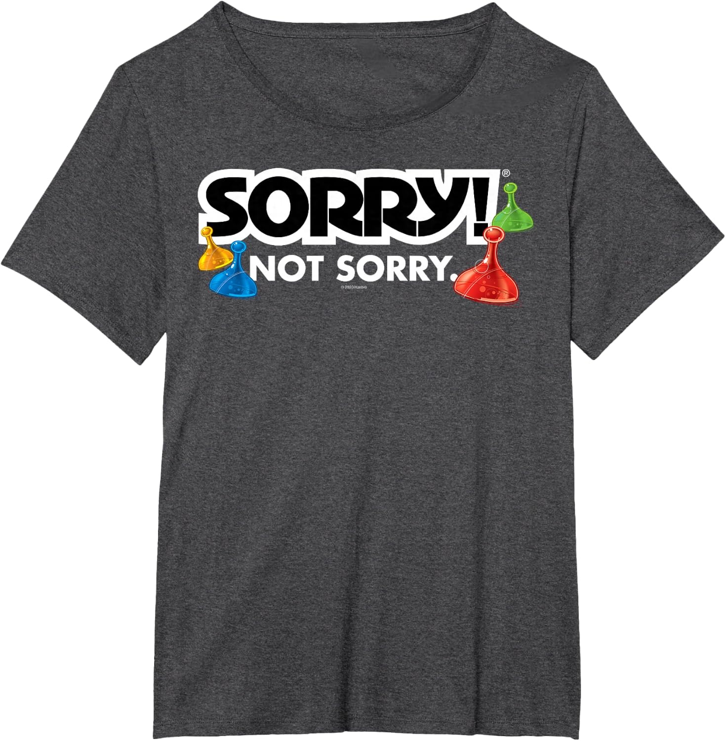 image:imageSorry Not Sorry Logo TShirtDark Heather Grey