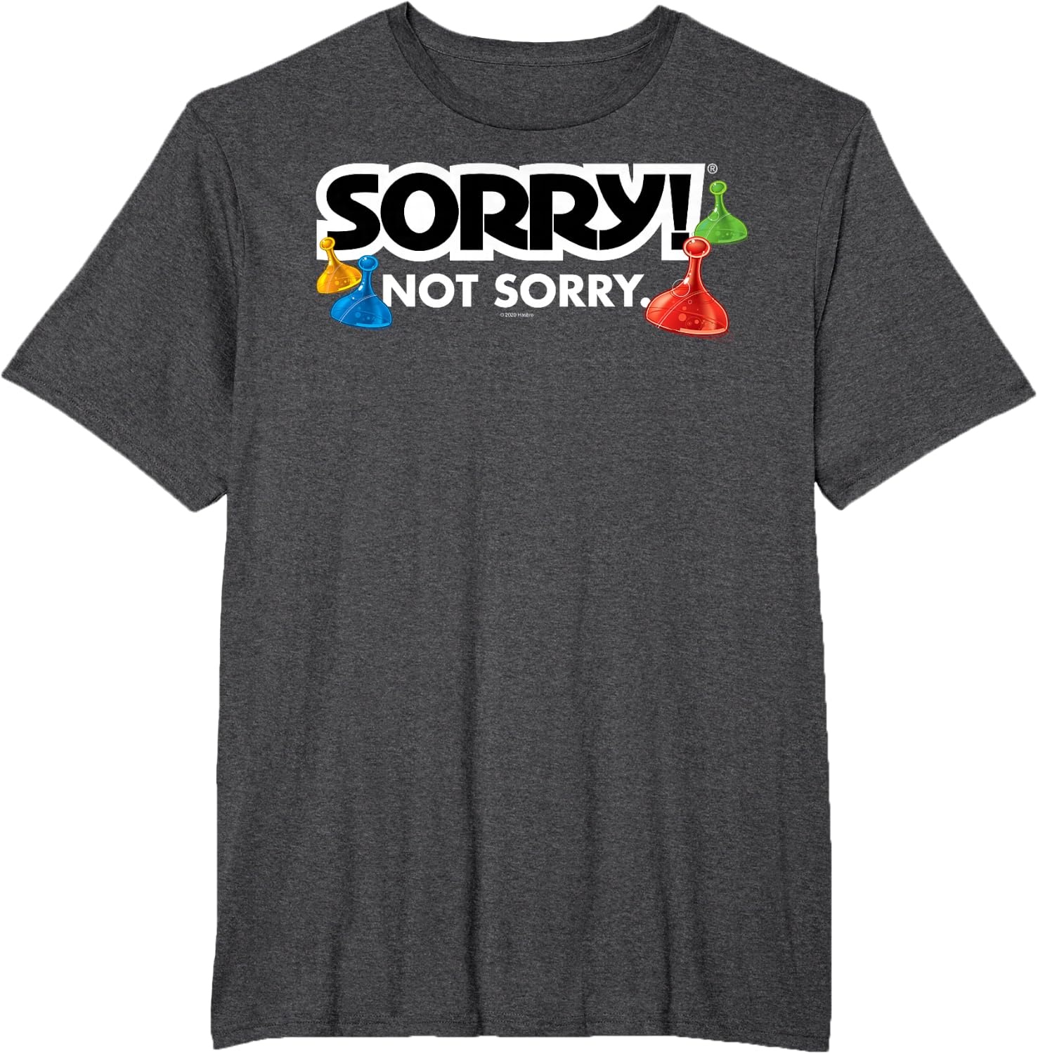 image:imageSorry Not Sorry Logo TShirtDark Heather Grey